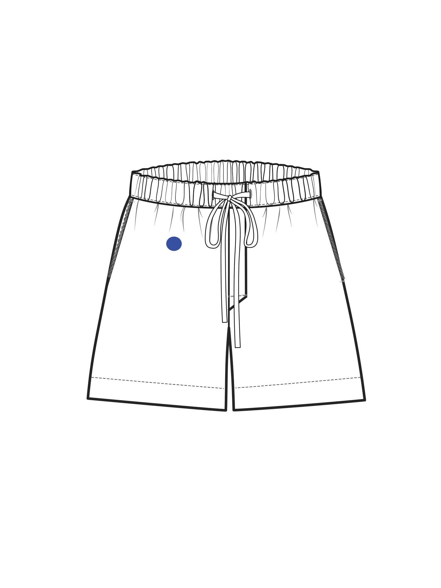 (Im)perfekte Pyjama Shorts - funky stripe - XL