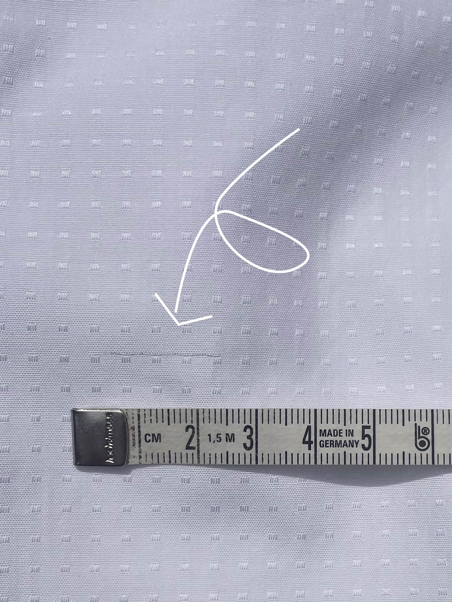 (Im)perfektes Pyjamahemd - worthy white - S