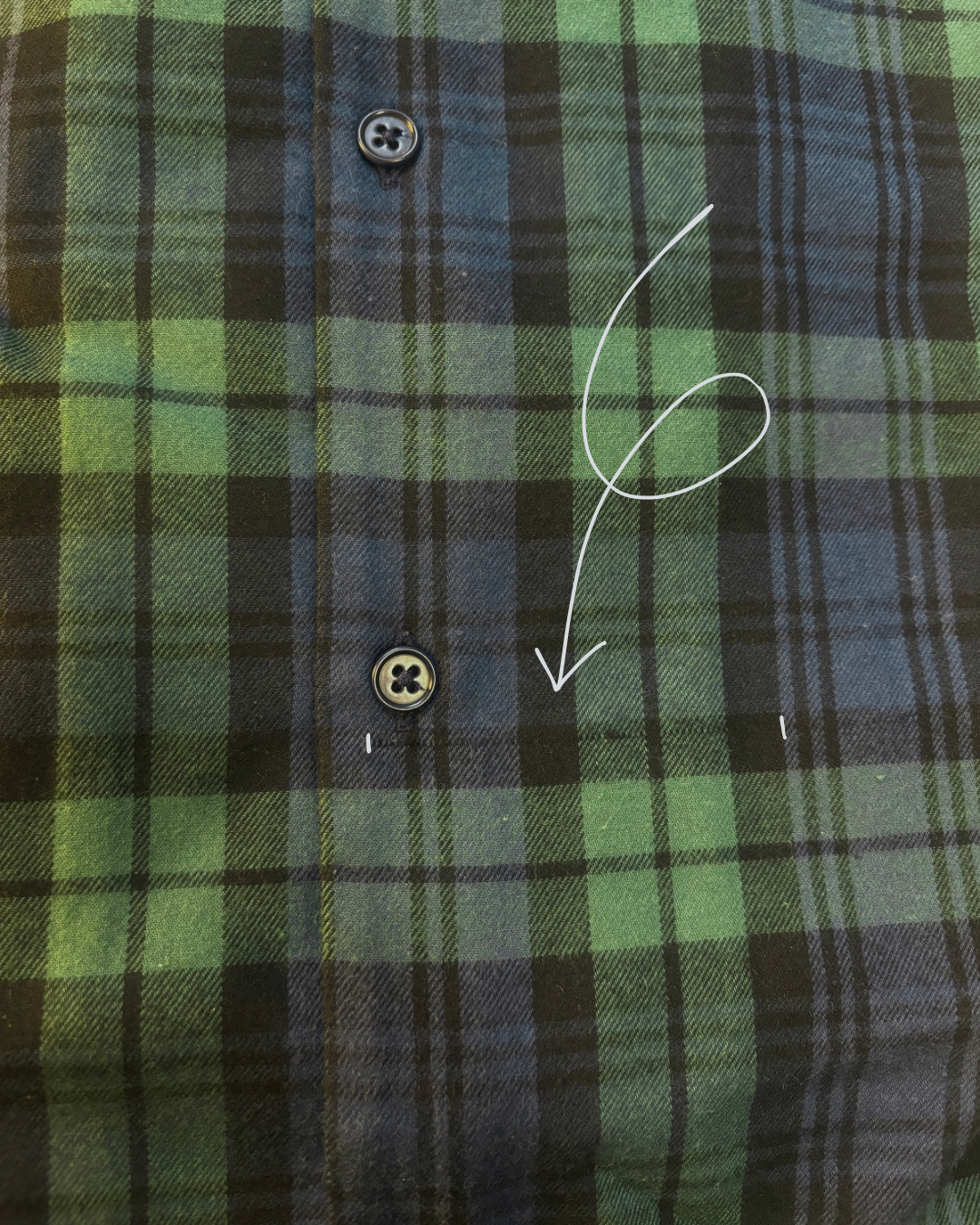 (Im)perfektes Pyjamahemd - pine lake check - S