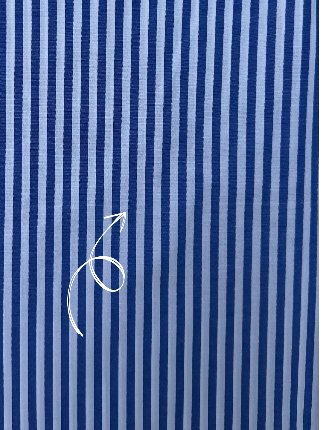 (Im)perfect Wideleg Pyjama Pants - indigo blue stripe - S