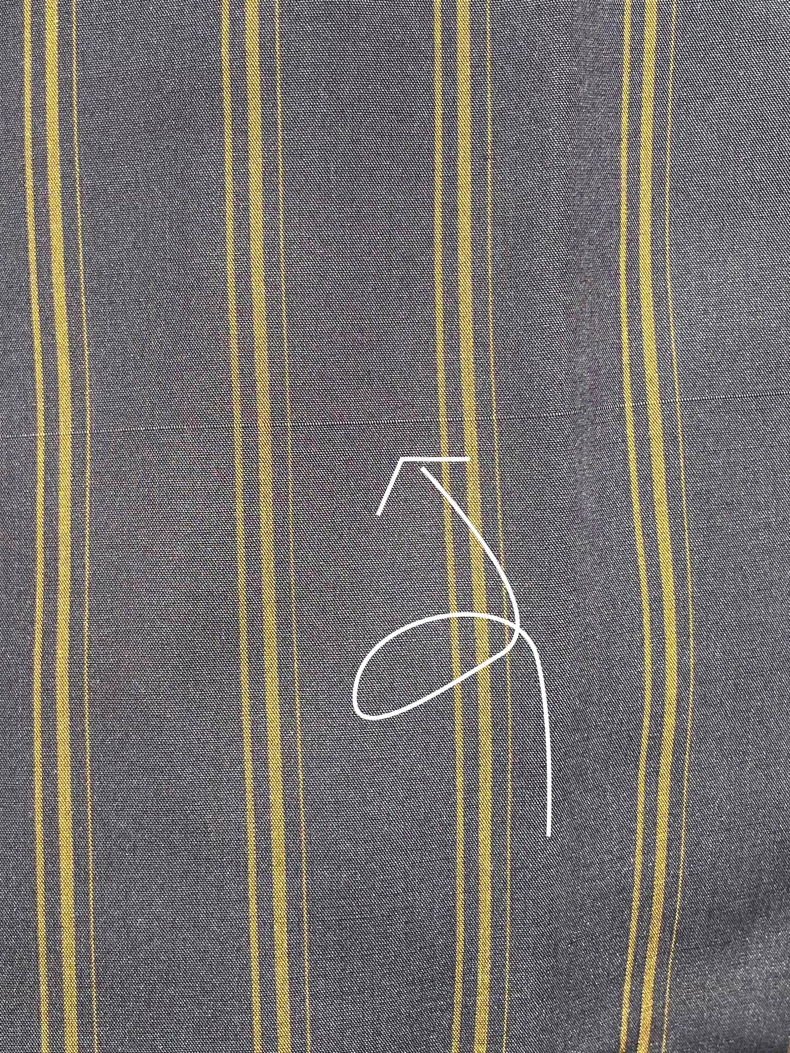 (Im)perfect Nightshirt - toffee pinstripe - L
