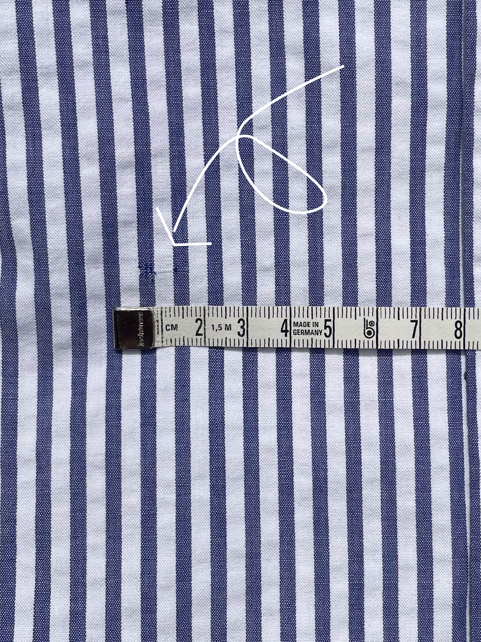 (Im)perfect Pyjama Shirt - classic blue stripe - XL