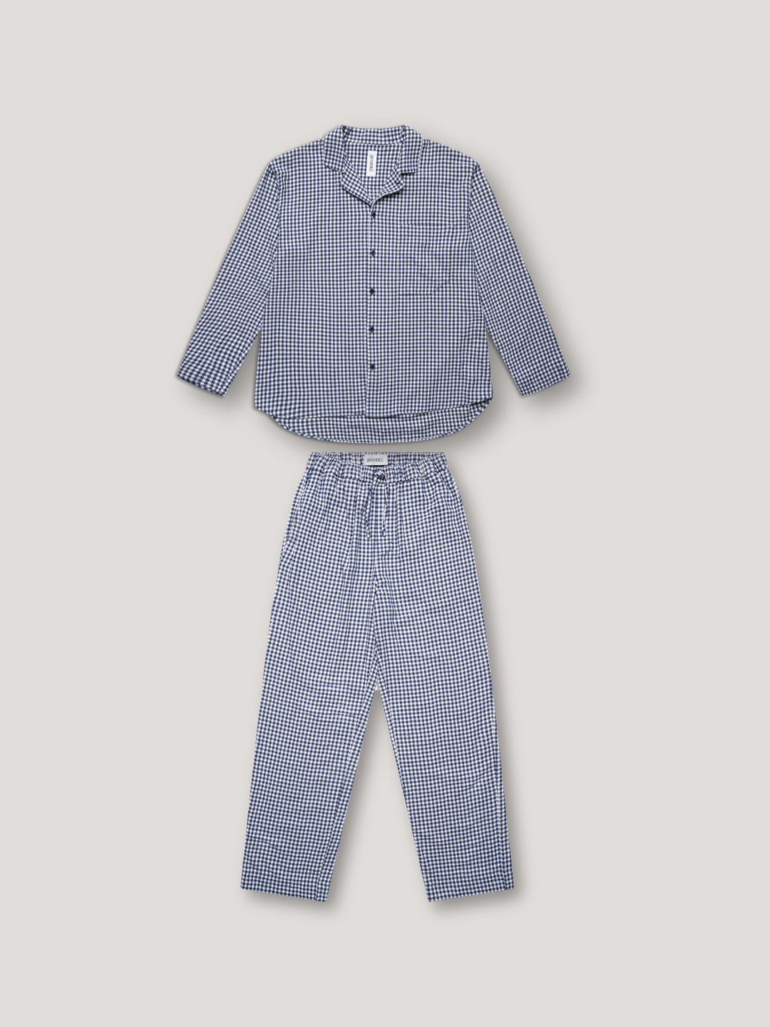 Pyjamaset (Shirt+ Pants) - little navy check