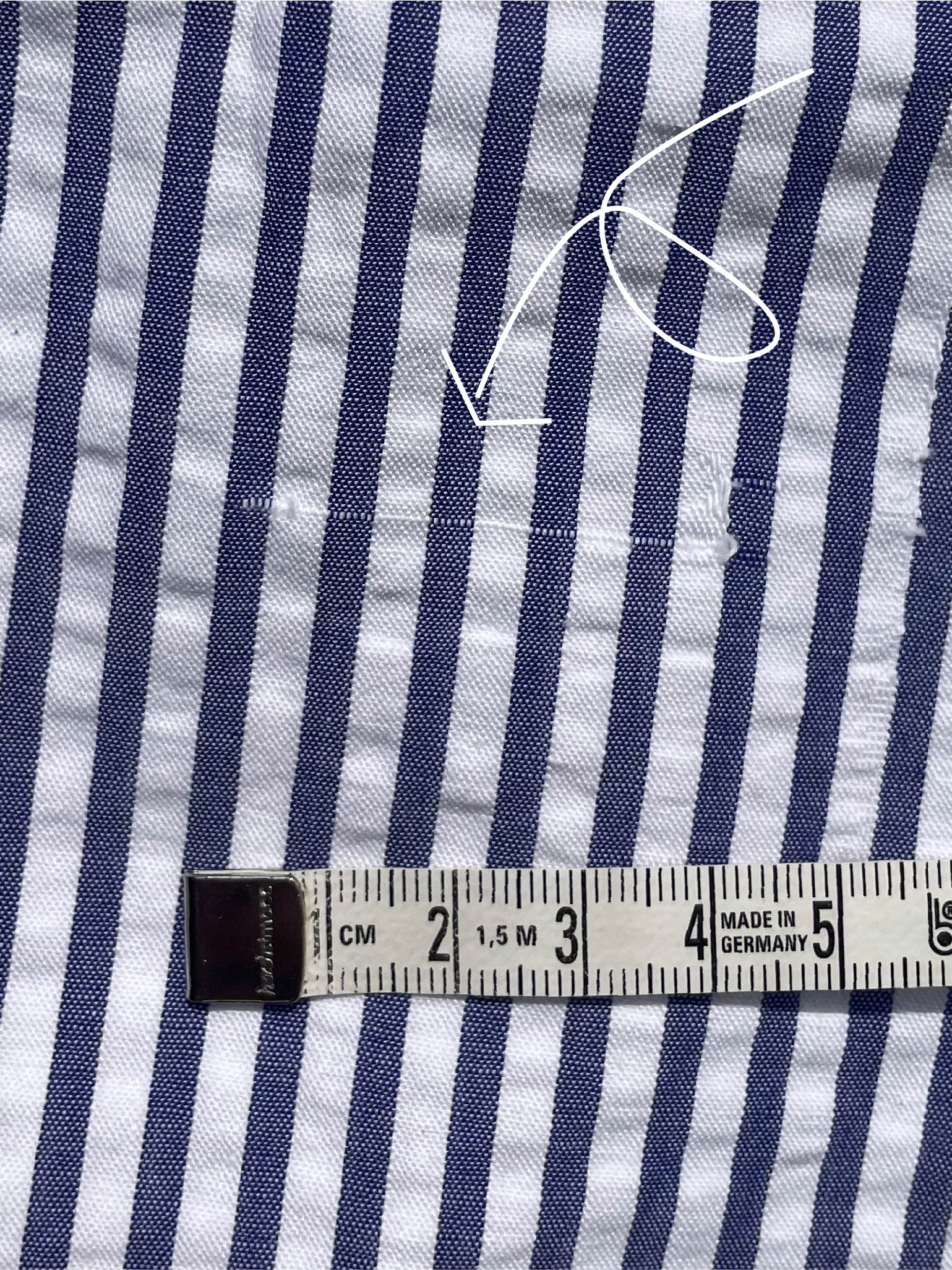 (Im)perfect Pyjama Shirt - classic blue stripe - M