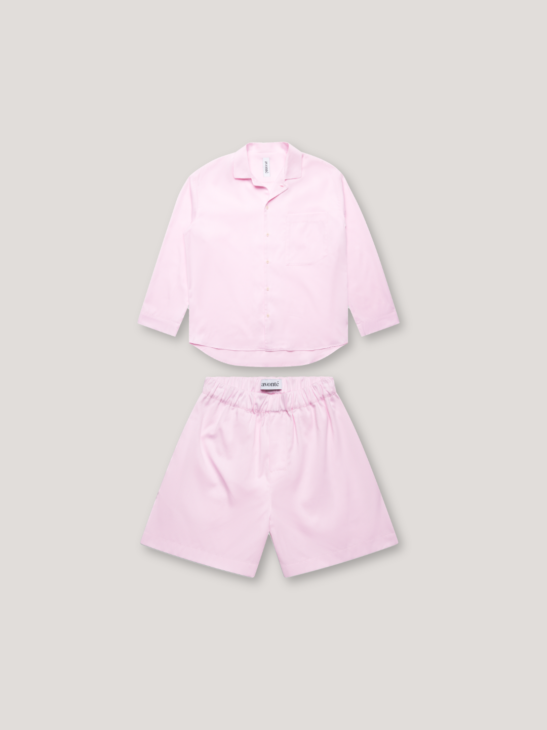 Pyjama Set (Shirt + Shorts) - tiny rose hearts