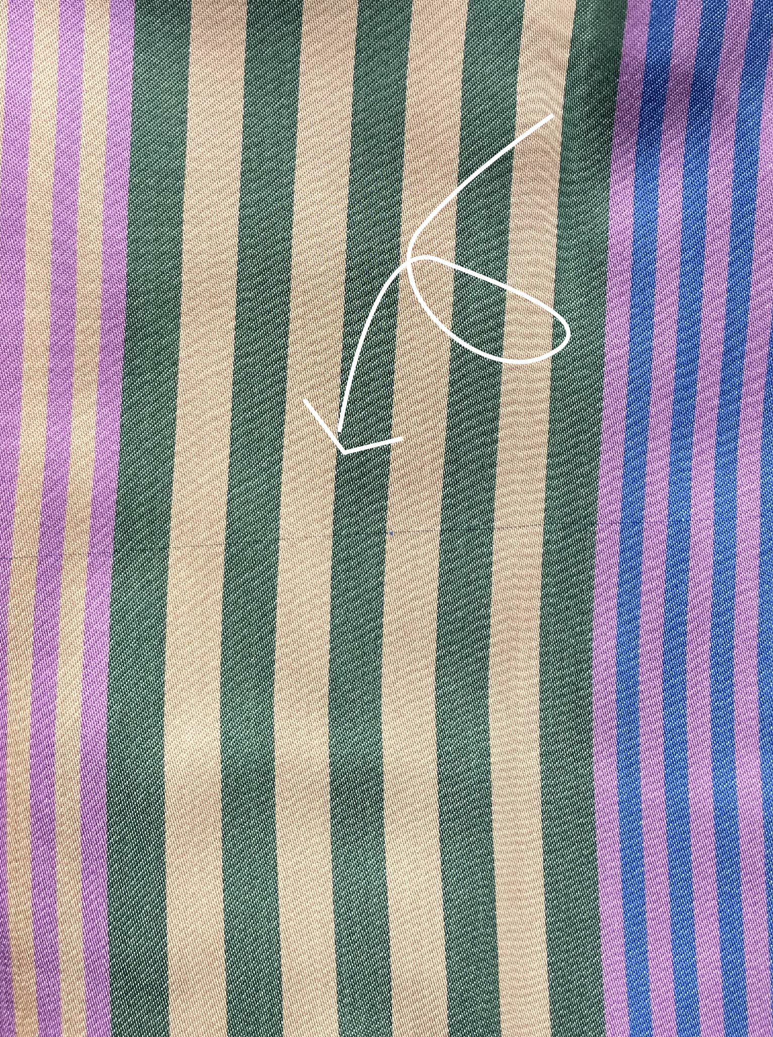(Im)perfektes Pyjamahemd - funky stripe - L