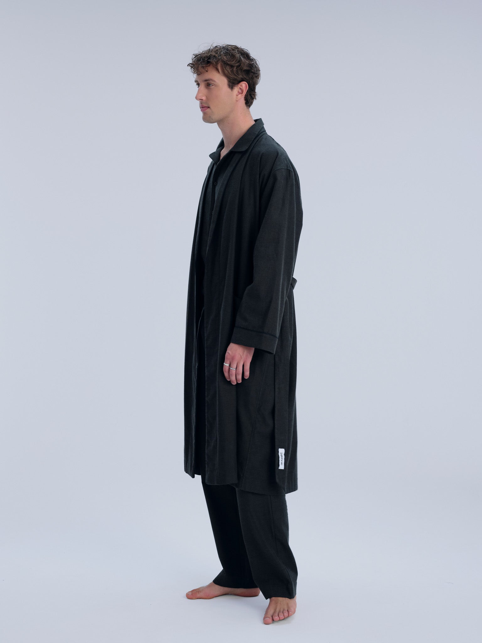 Morgenmantel - forest green