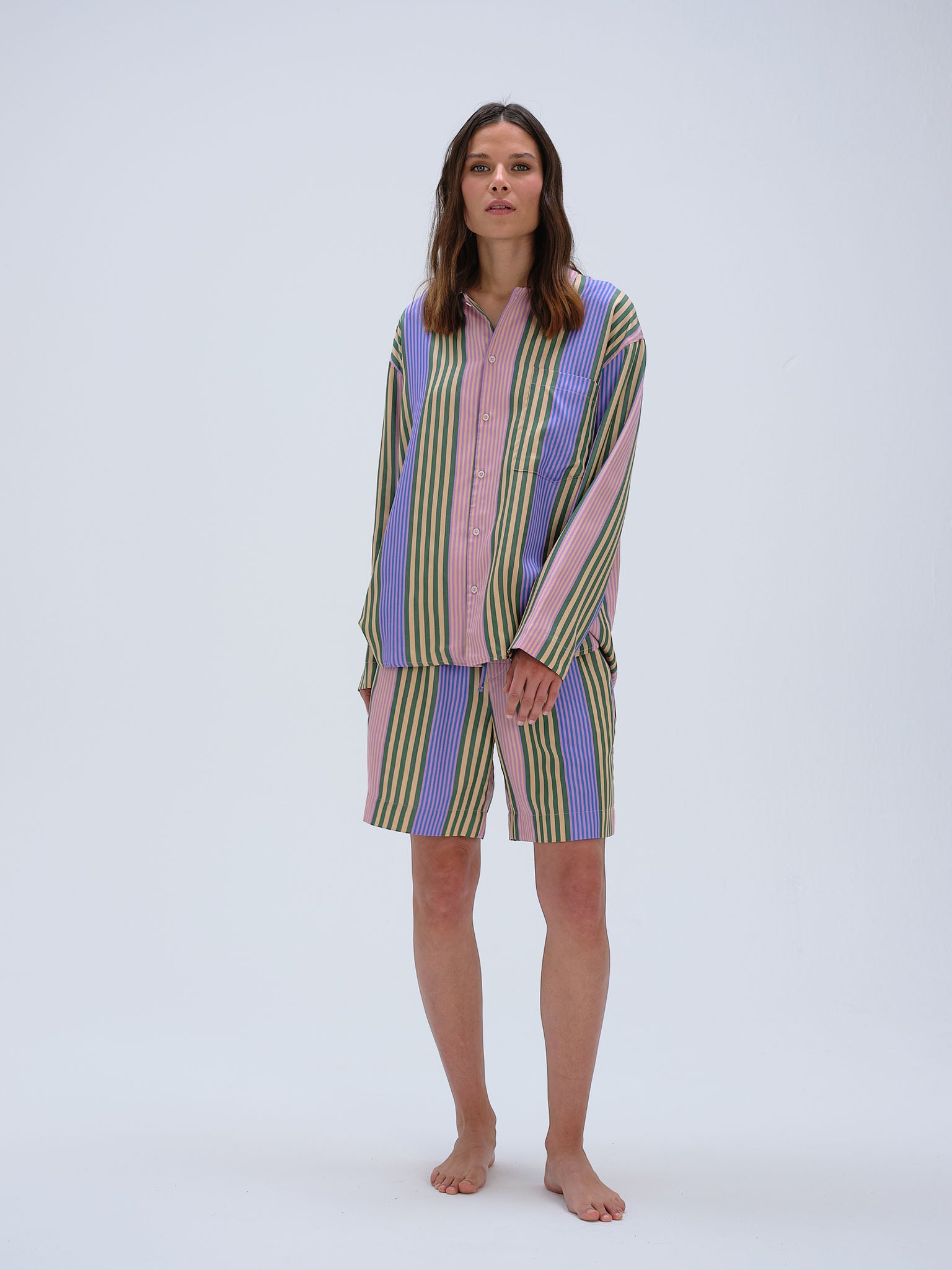 Pyjama Shirt - funky stripe