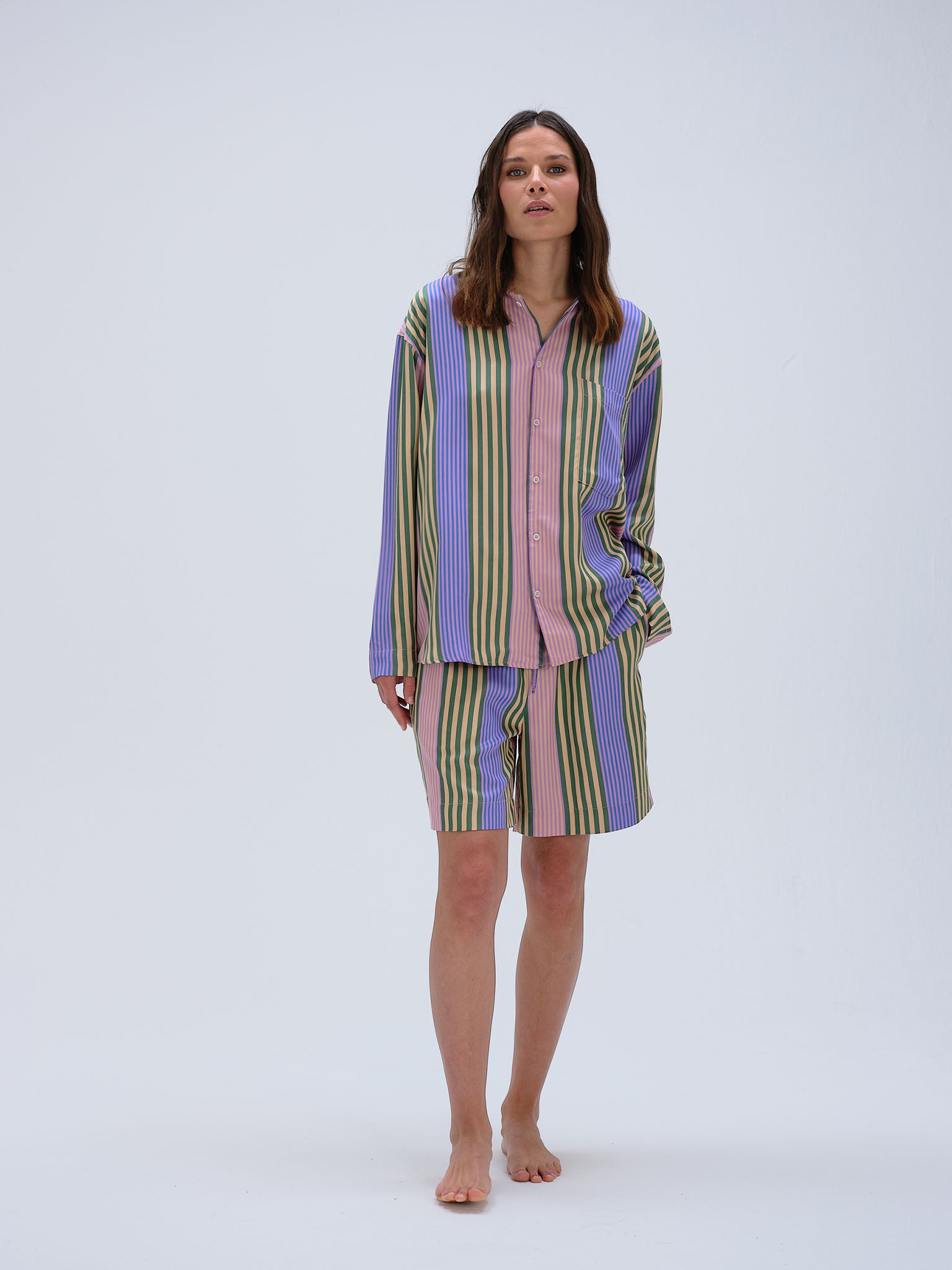 Pyjama Shirt - funky stripe