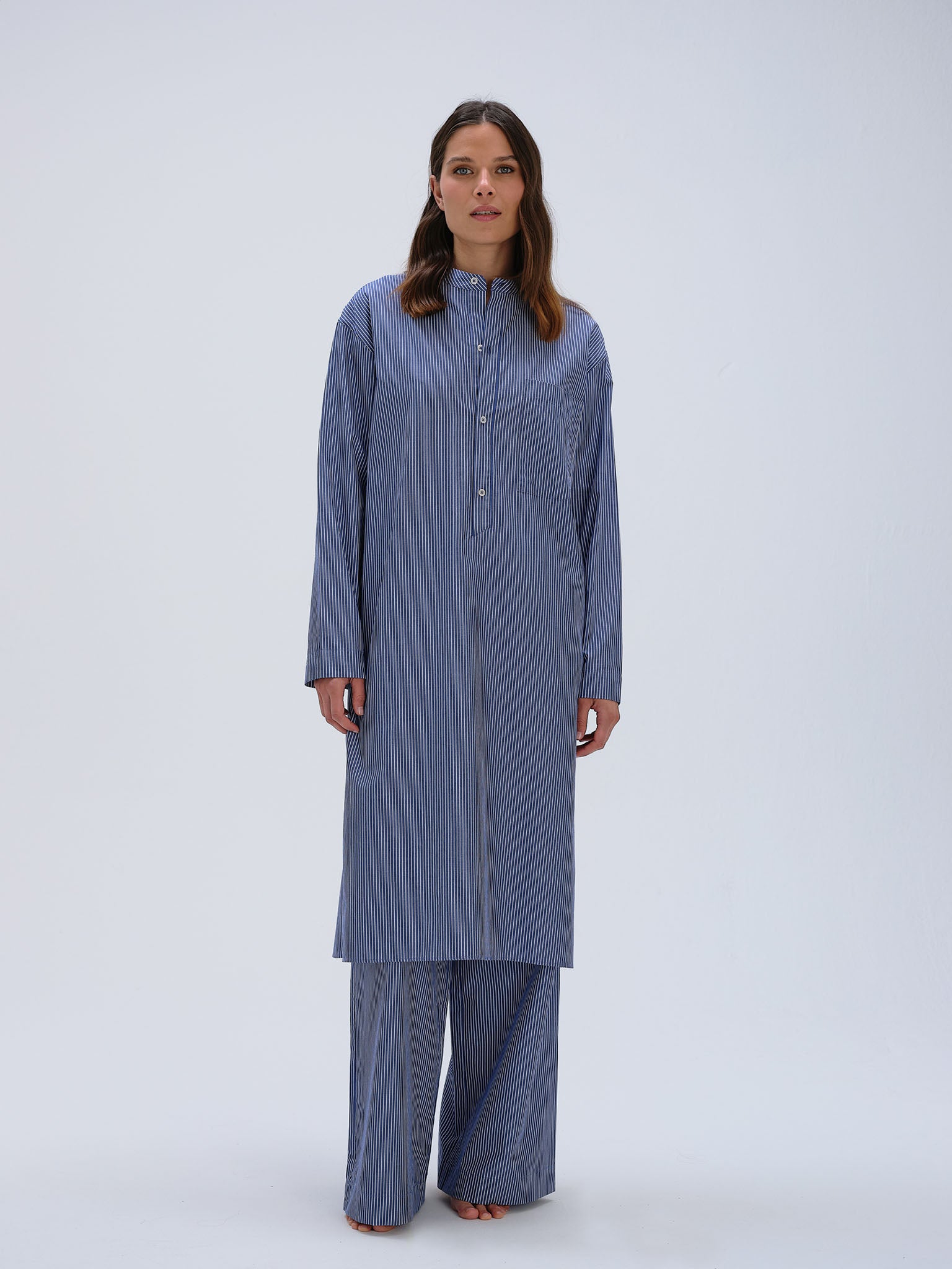 Nightshirt - sailor blue stripe