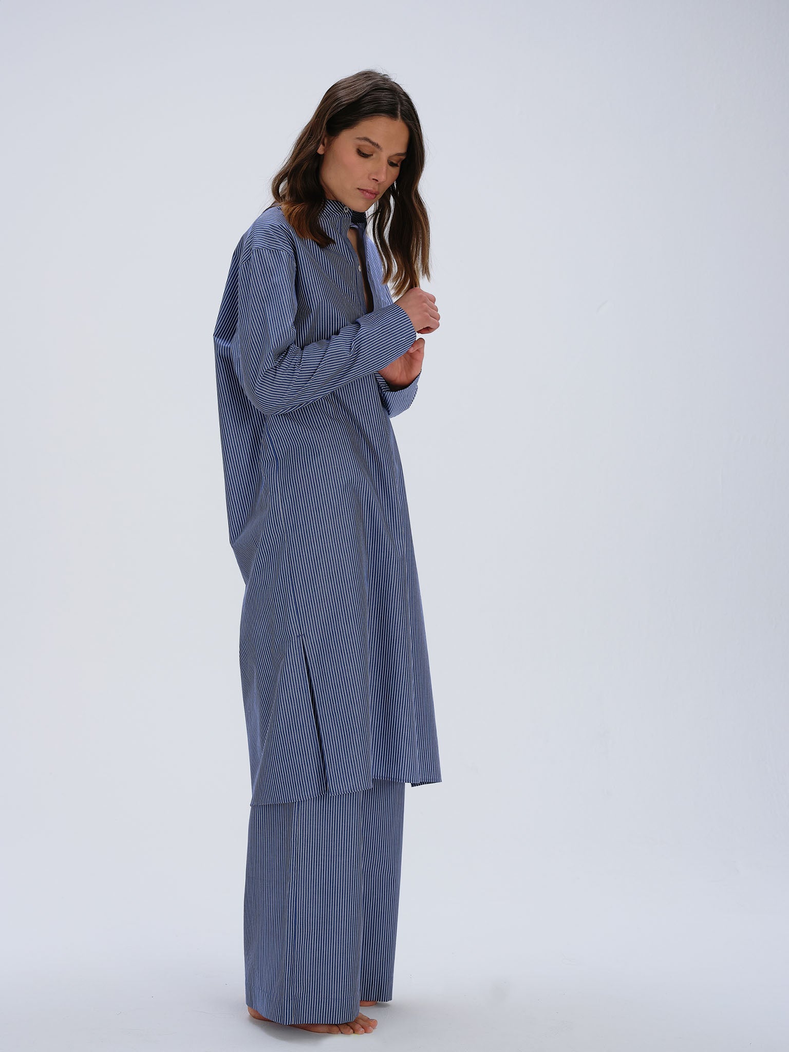 Nightshirt - sailor blue stripe
