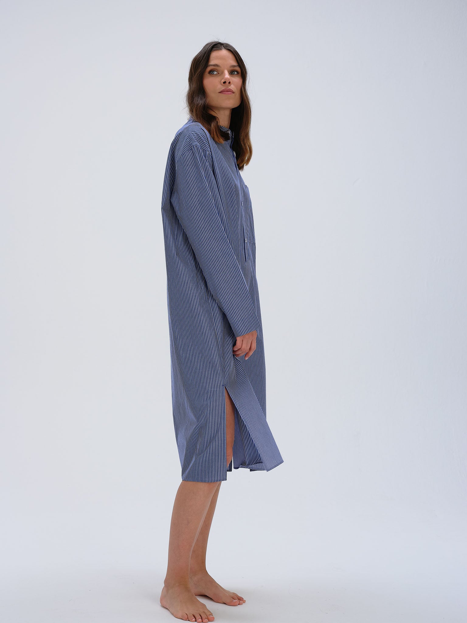 Nightshirt - sailor blue stripe