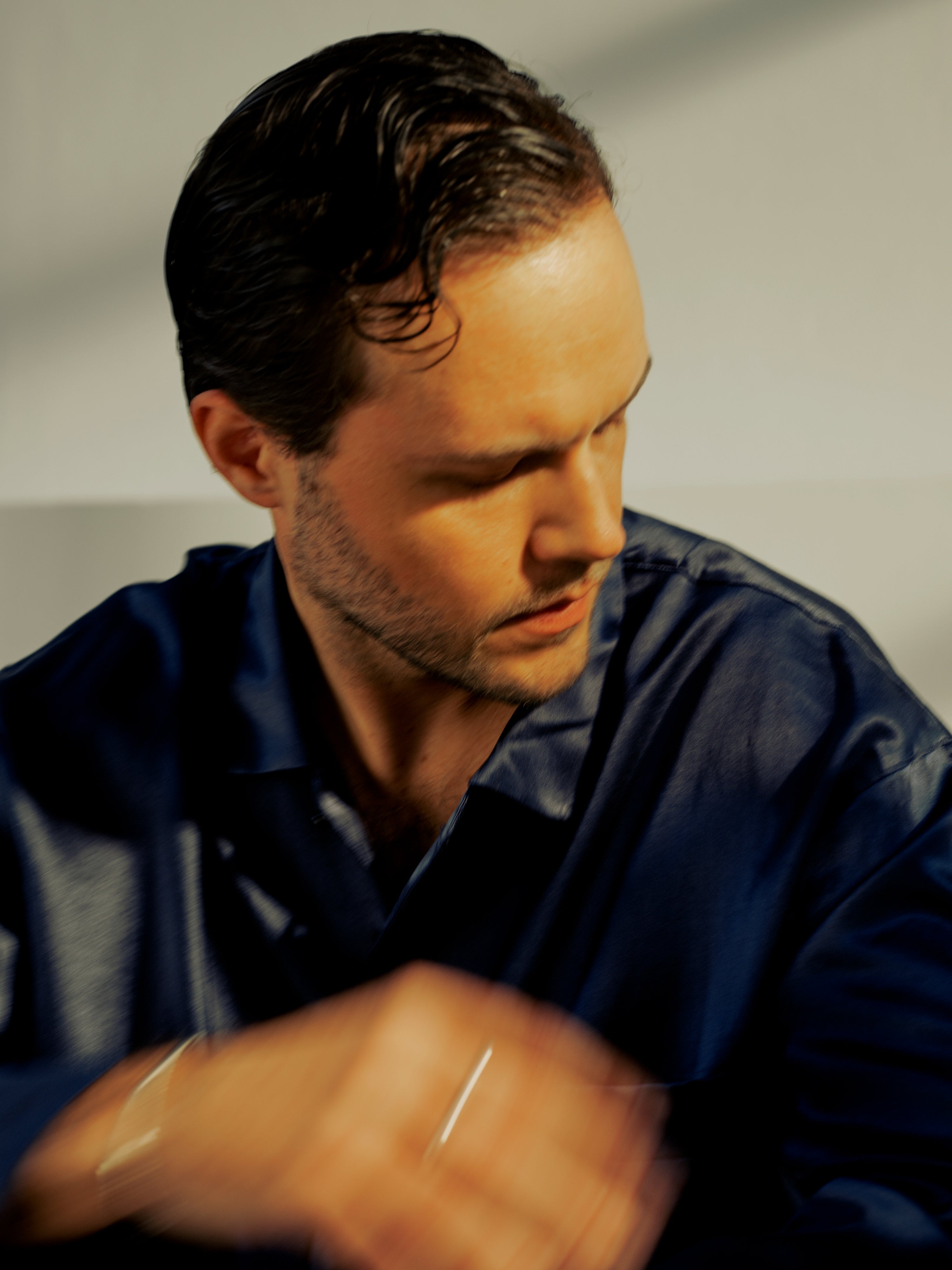 Pyjama Set (Shirt + Pants) - sailor blue stripe