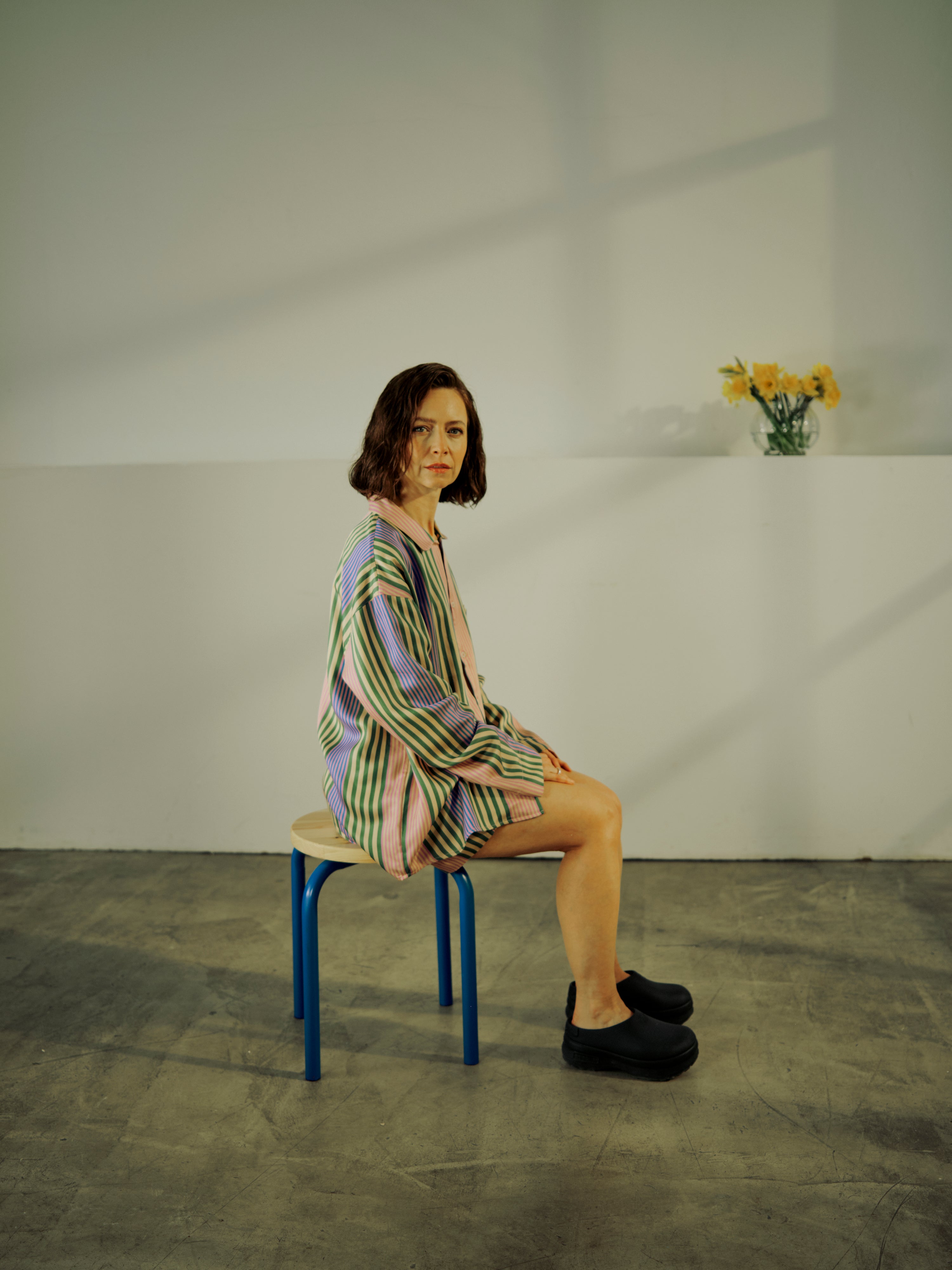Pyjama Shirt - funky stripe