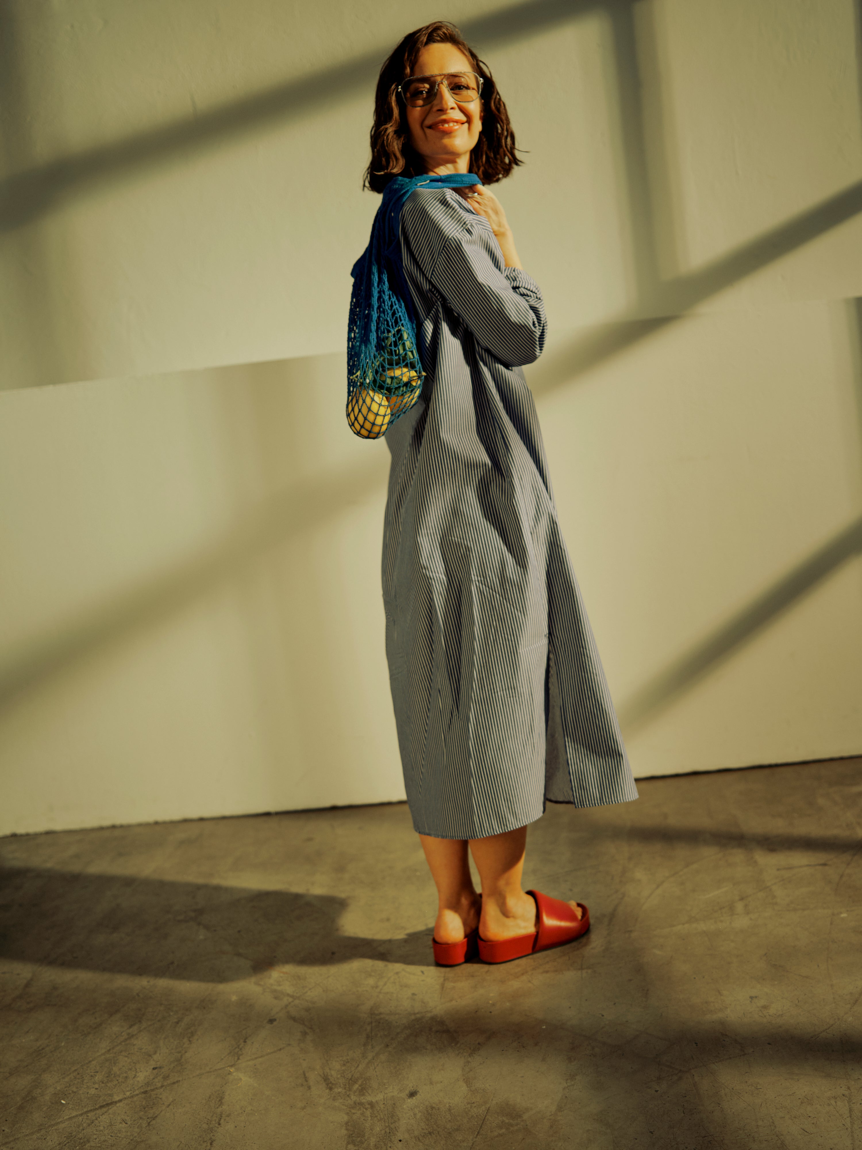 Nightshirt - sailor blue stripe