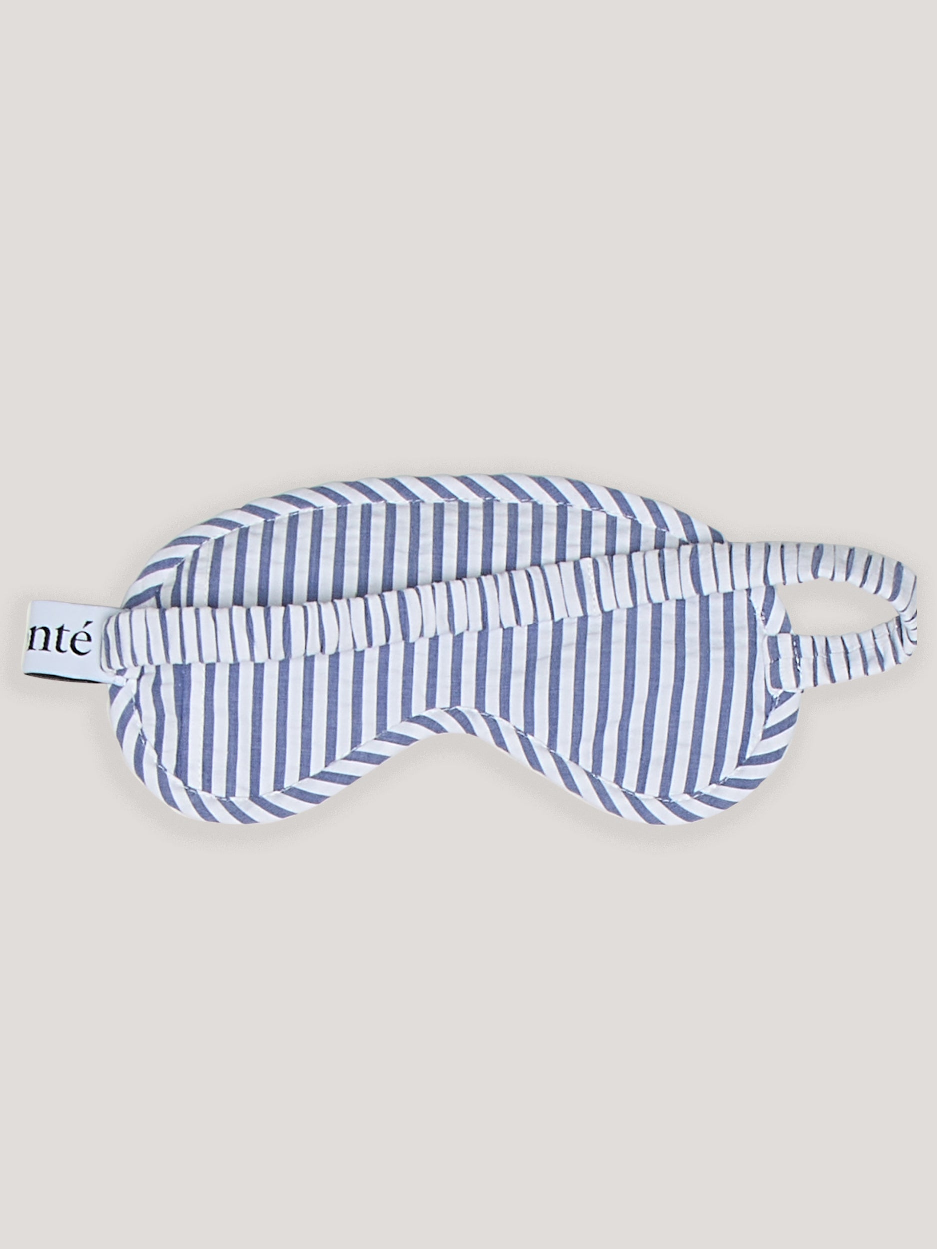 Sleep mask - classic blue stripe