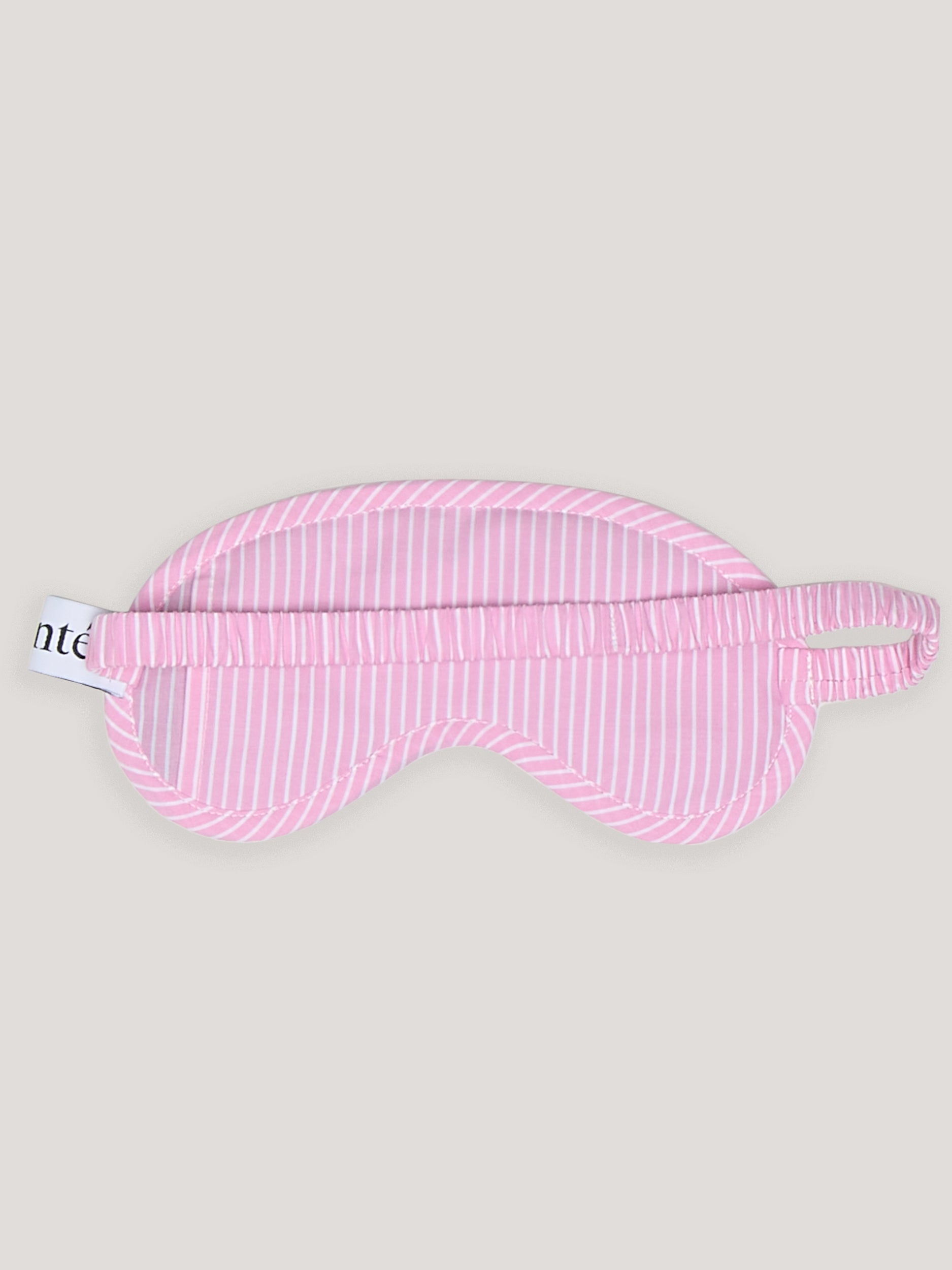 Schlafmaske - pretty pink stripe