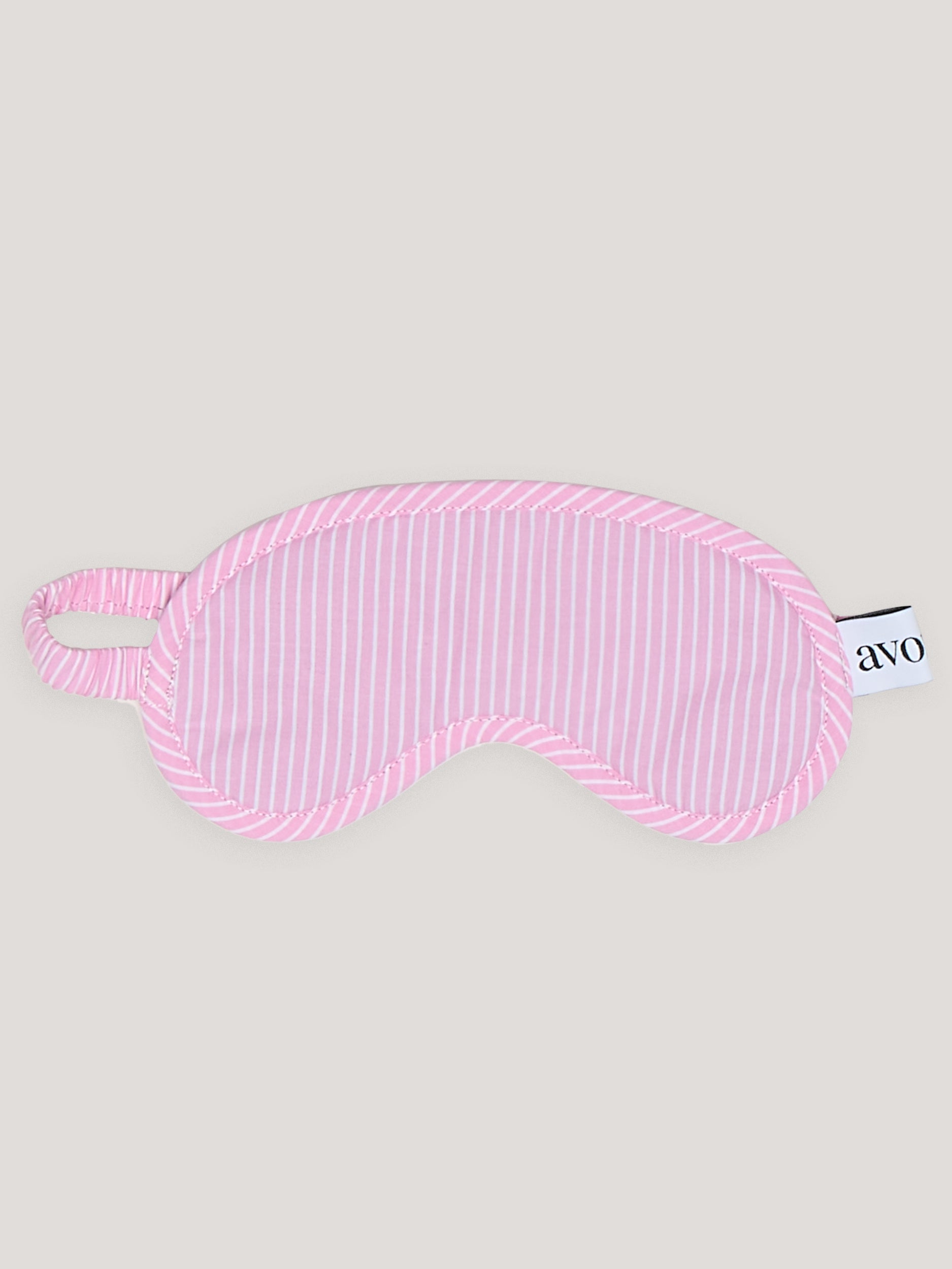 Schlafmaske - pretty pink stripe