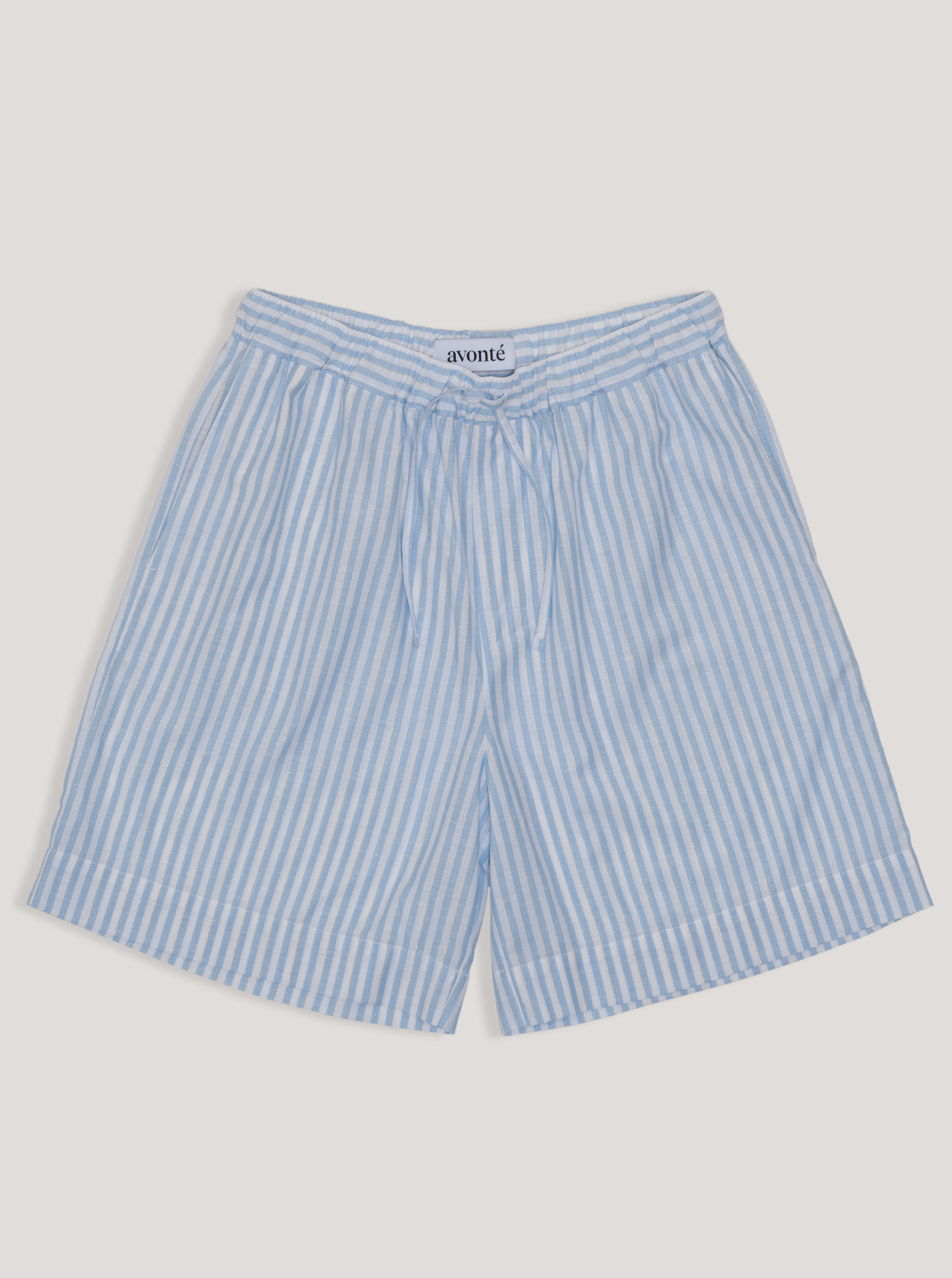 Pyjama Shorts - golden clouds stripe