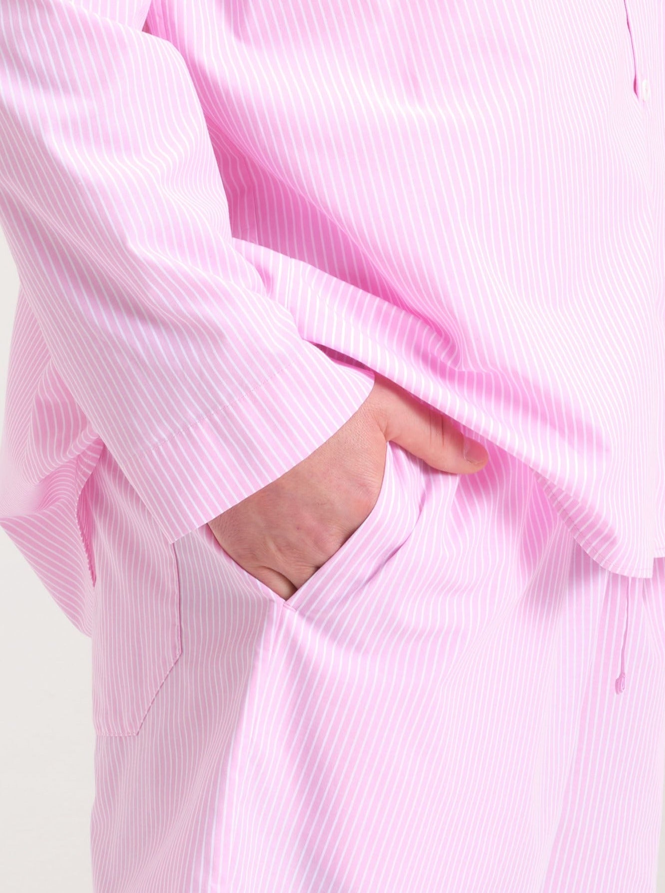 Pyjamaset (Hemd + Shorts) - pretty pink stripe