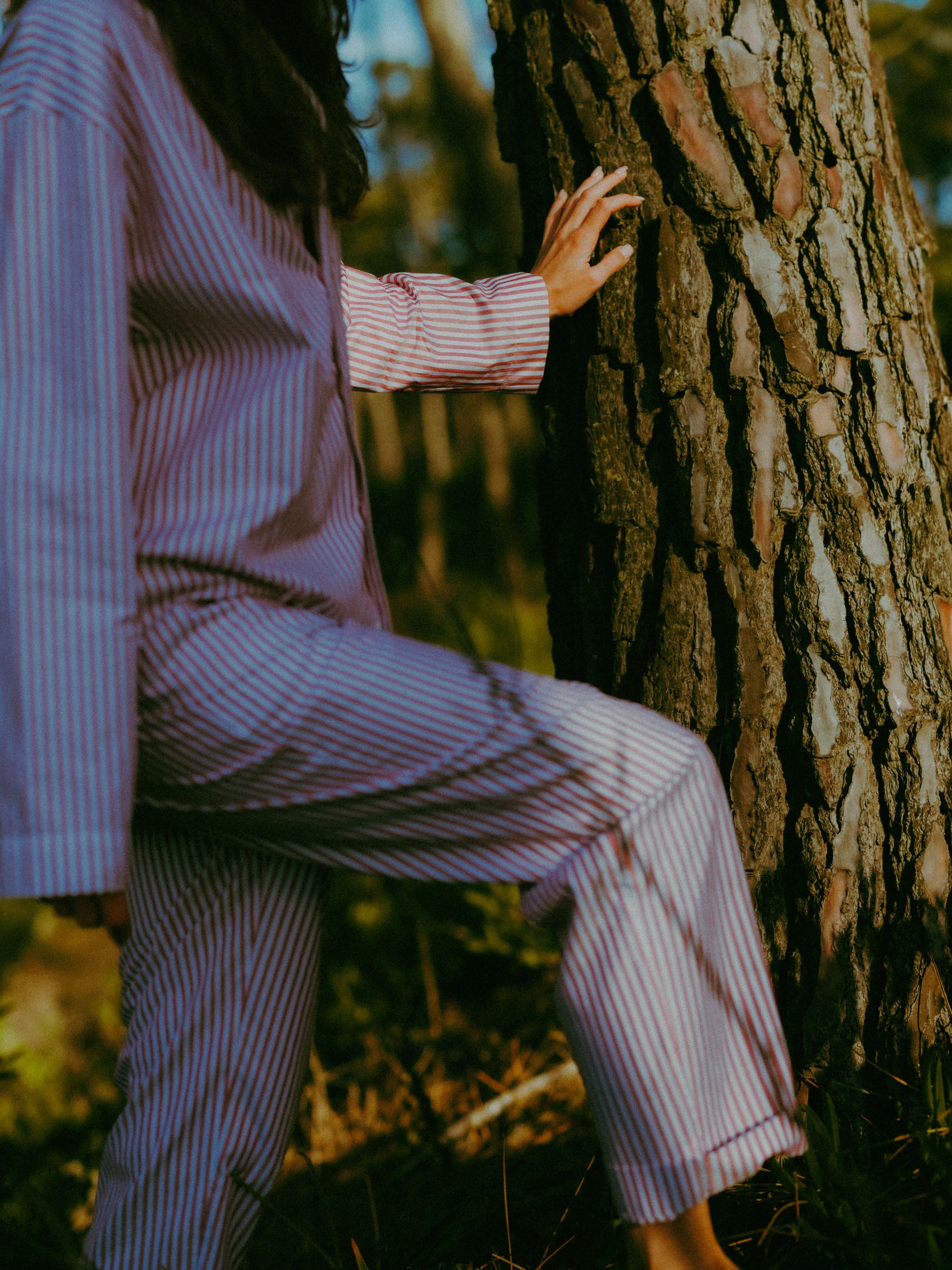 avonte_sustainable sleepwear_pyjama rusty red stripe. pants_wood_@nirenmahajan.jpg