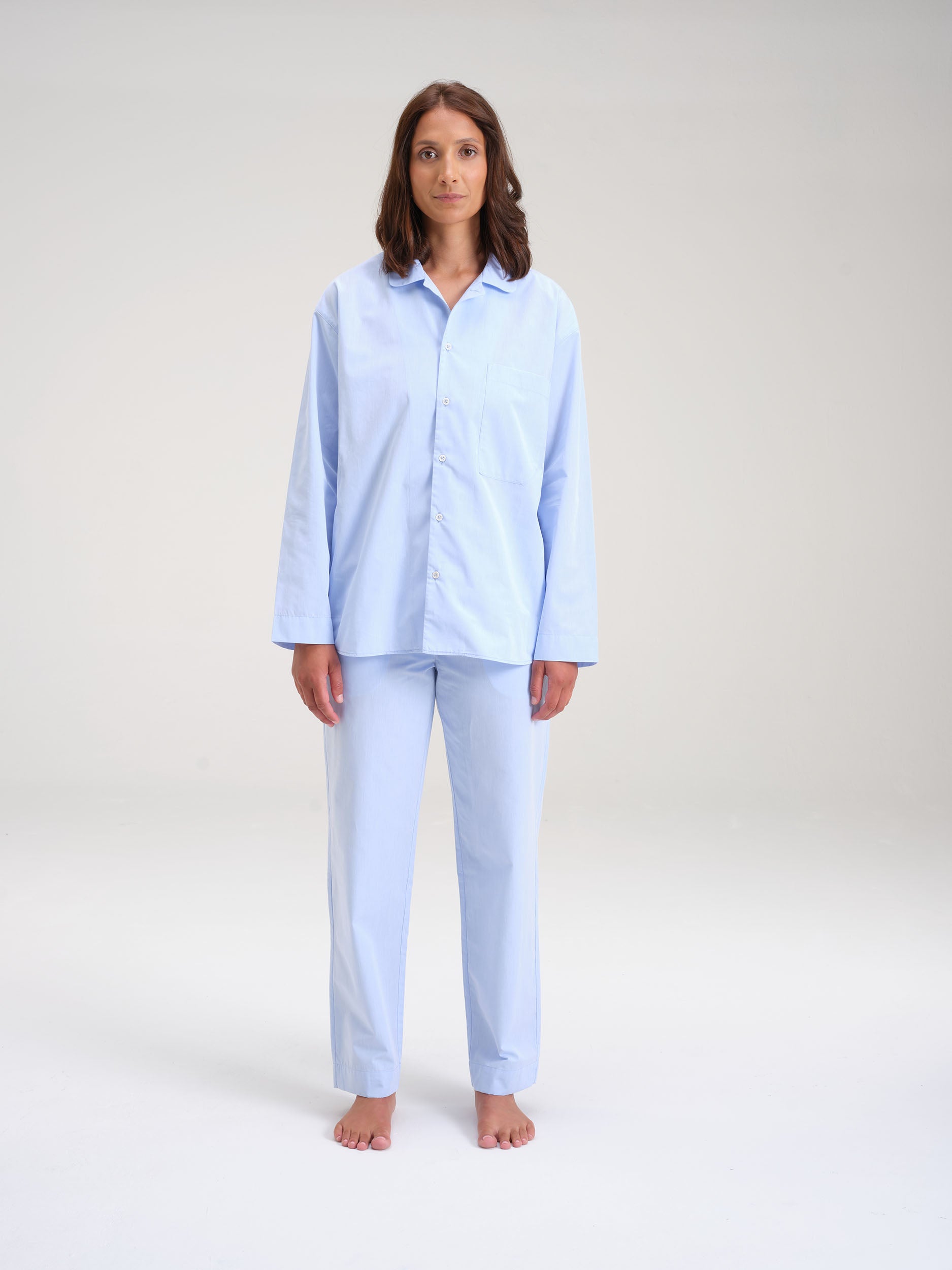 Pyjama Shirt - breeze blue