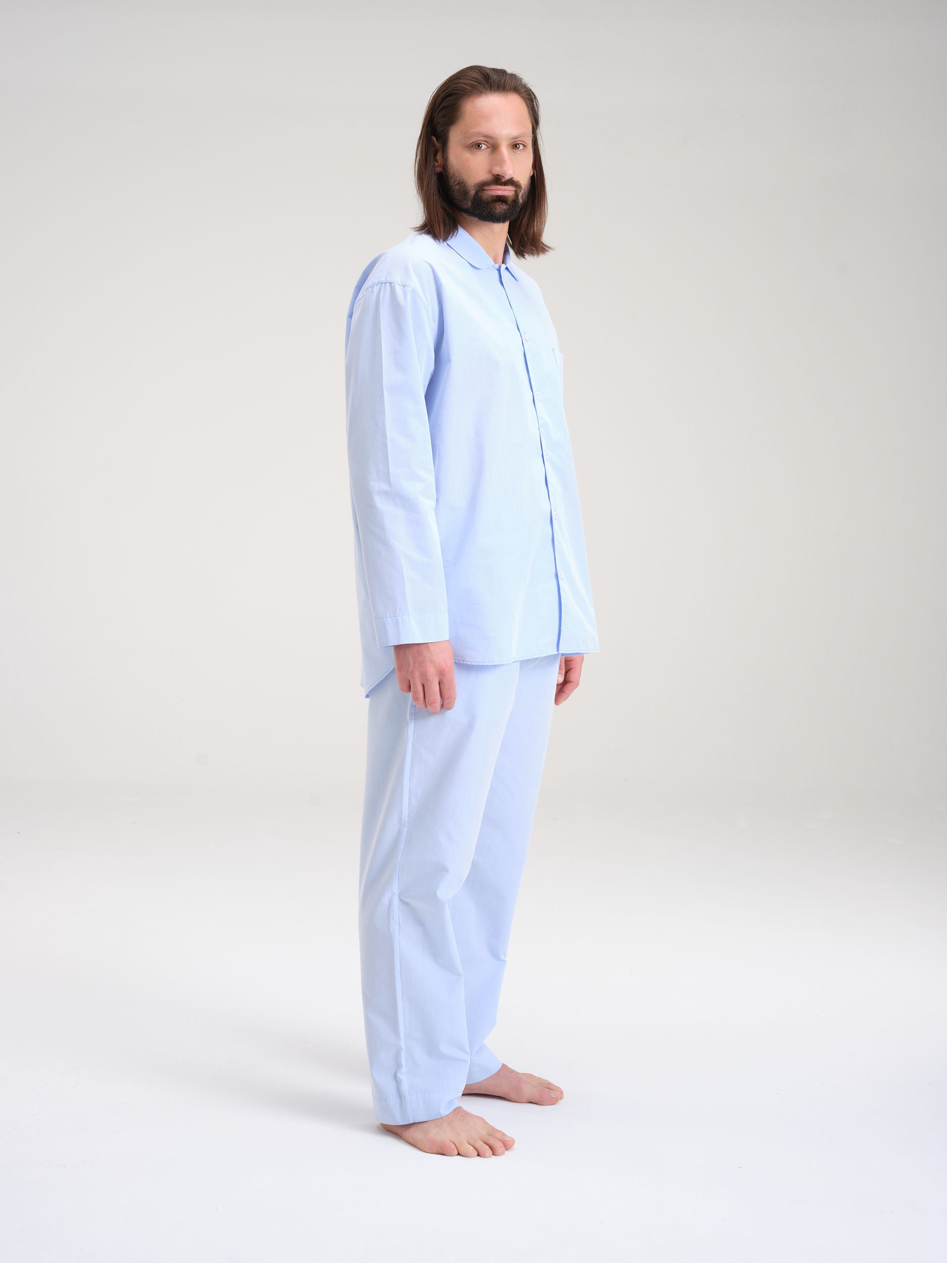 Pyjama Shirt - breeze blue