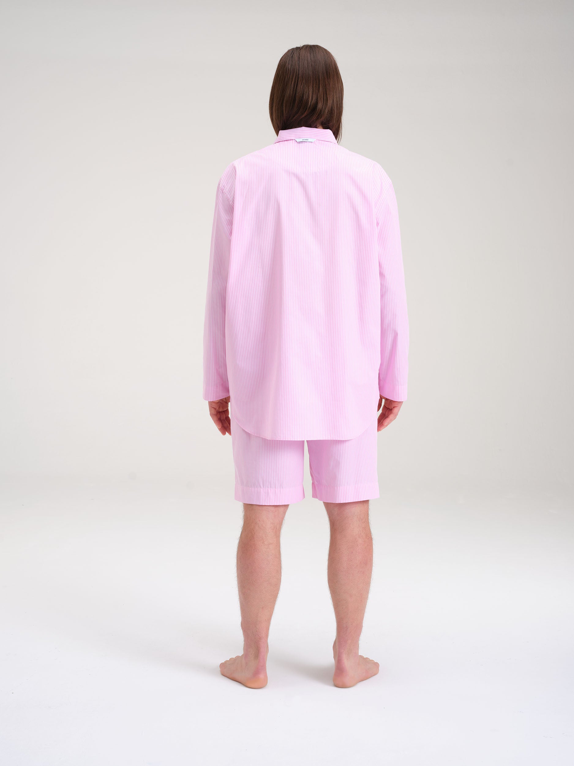 Pyjamaset (Hemd + Shorts) - pretty pink stripe