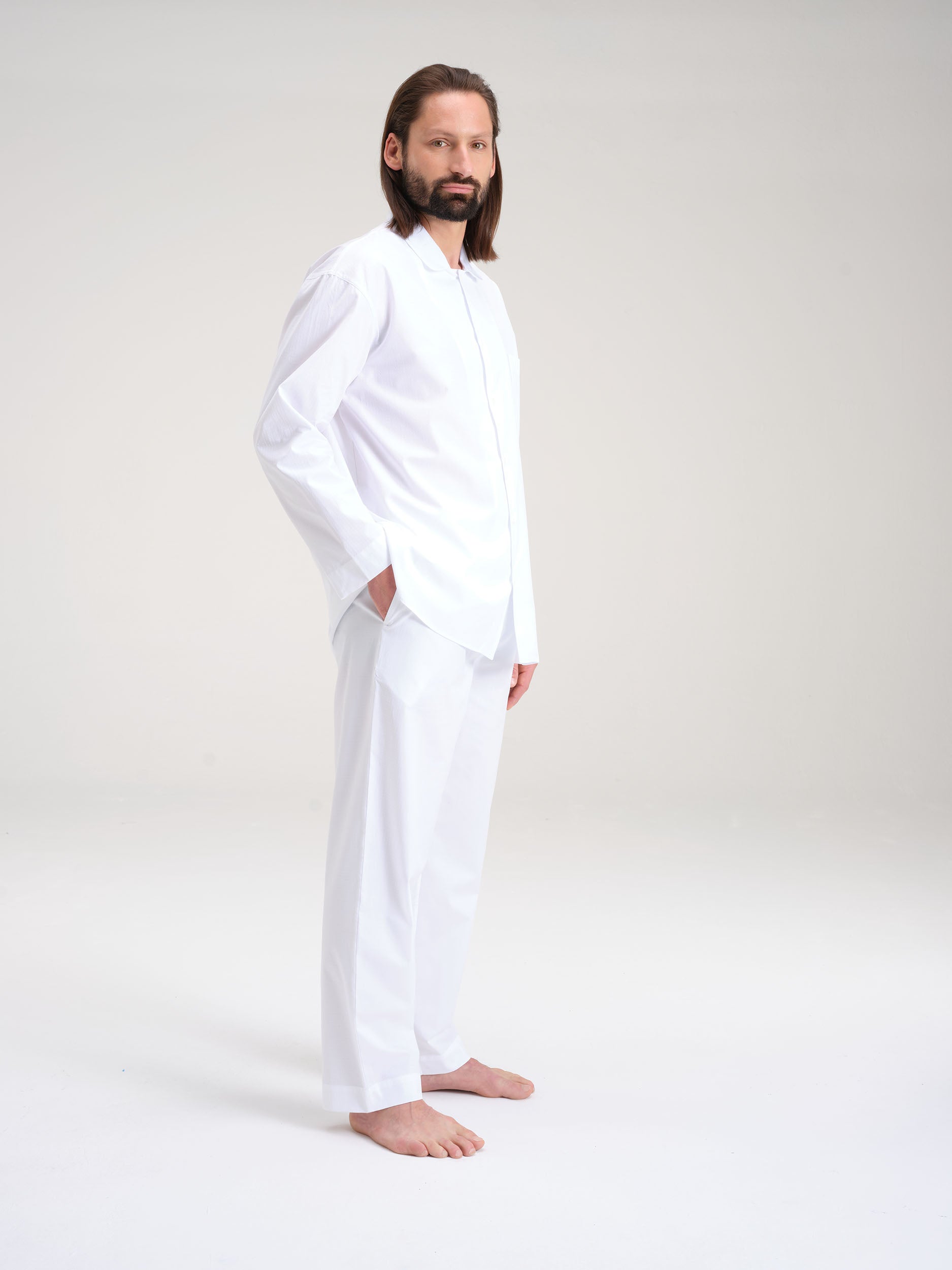 Pyjamahose - worthy white