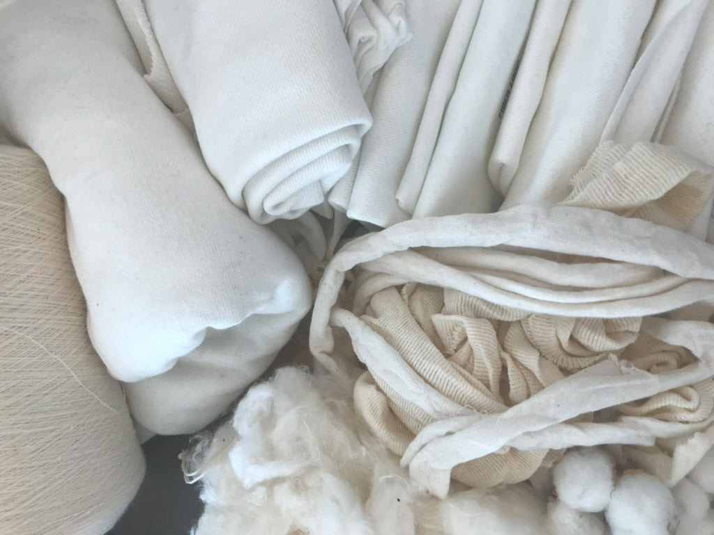 different raw materials made from cotton 