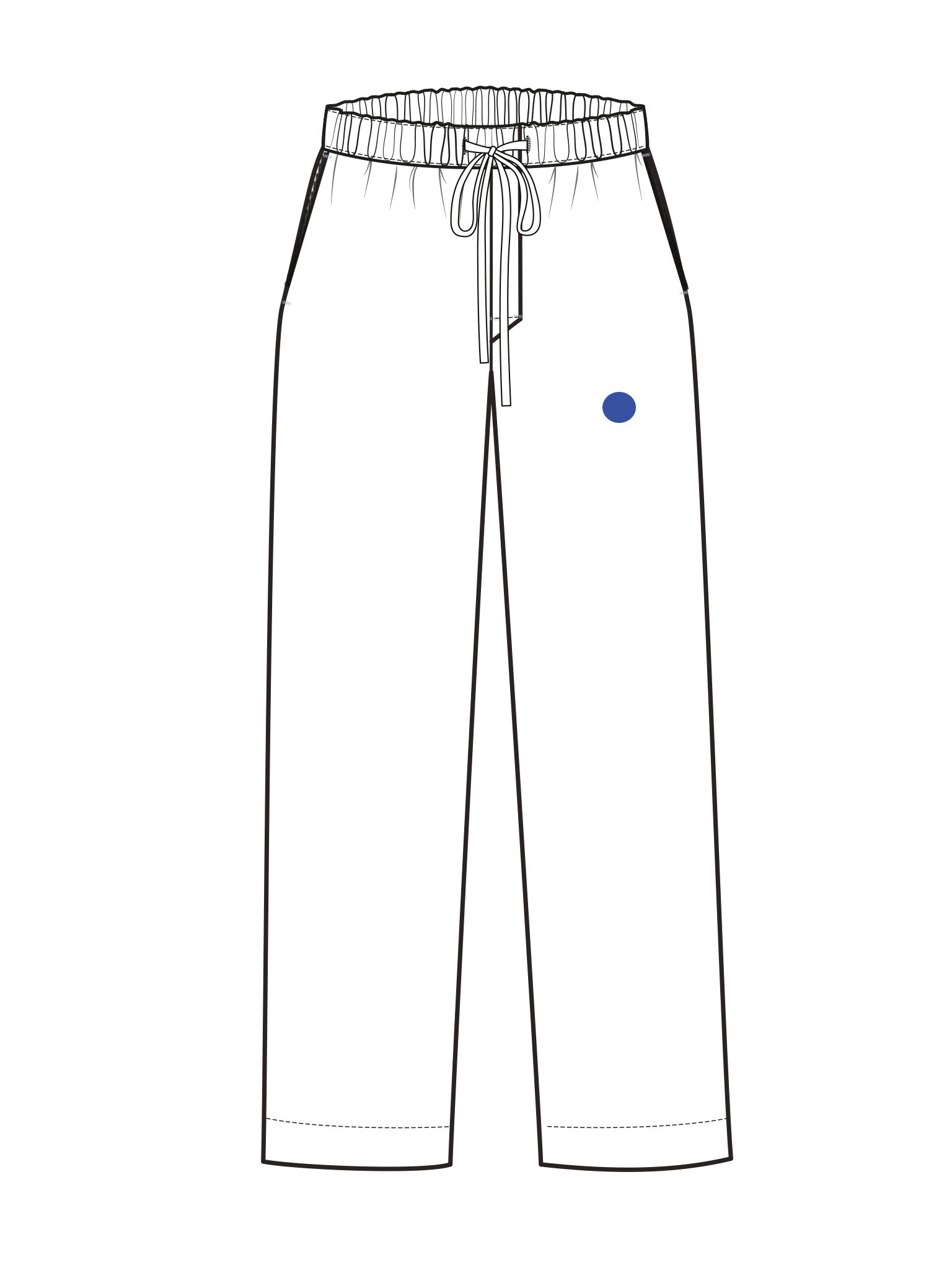 (Im)perfect Pyjama Pants - worthy white - M