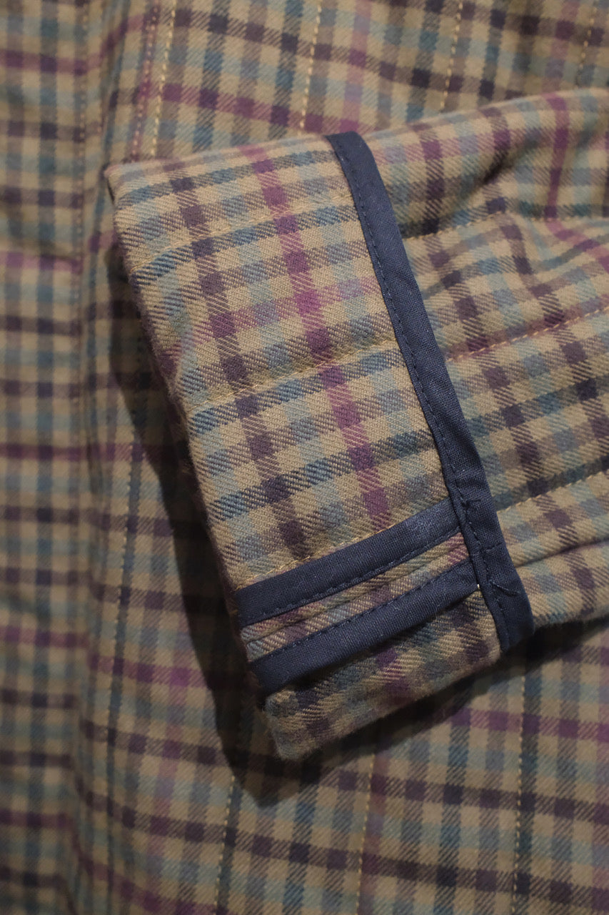 Padded Jacke - chestnut check