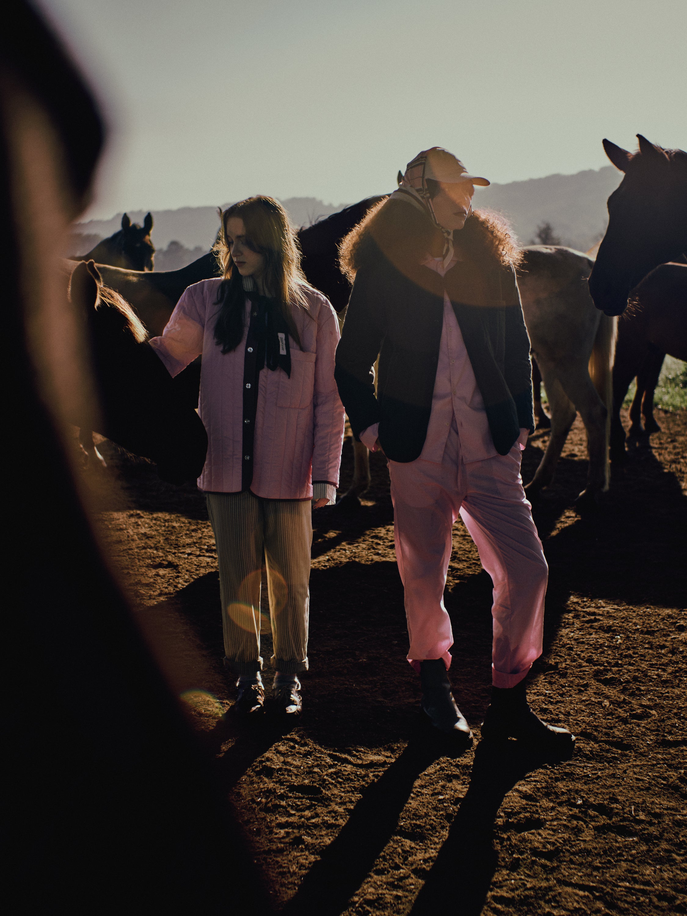 Padded Jacke - chestnut check