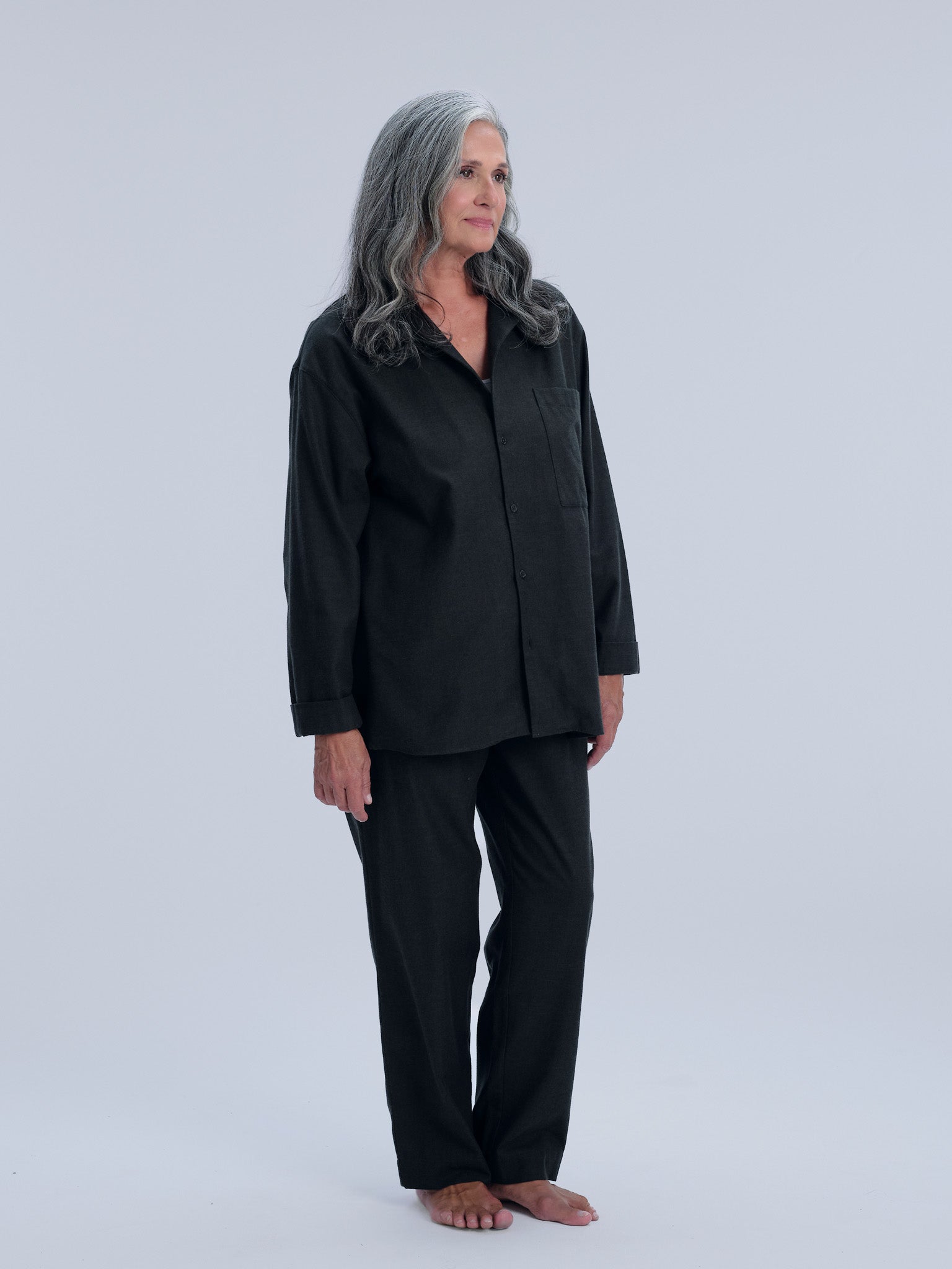 Pyjamaset (Hemd + Hose) - forest green