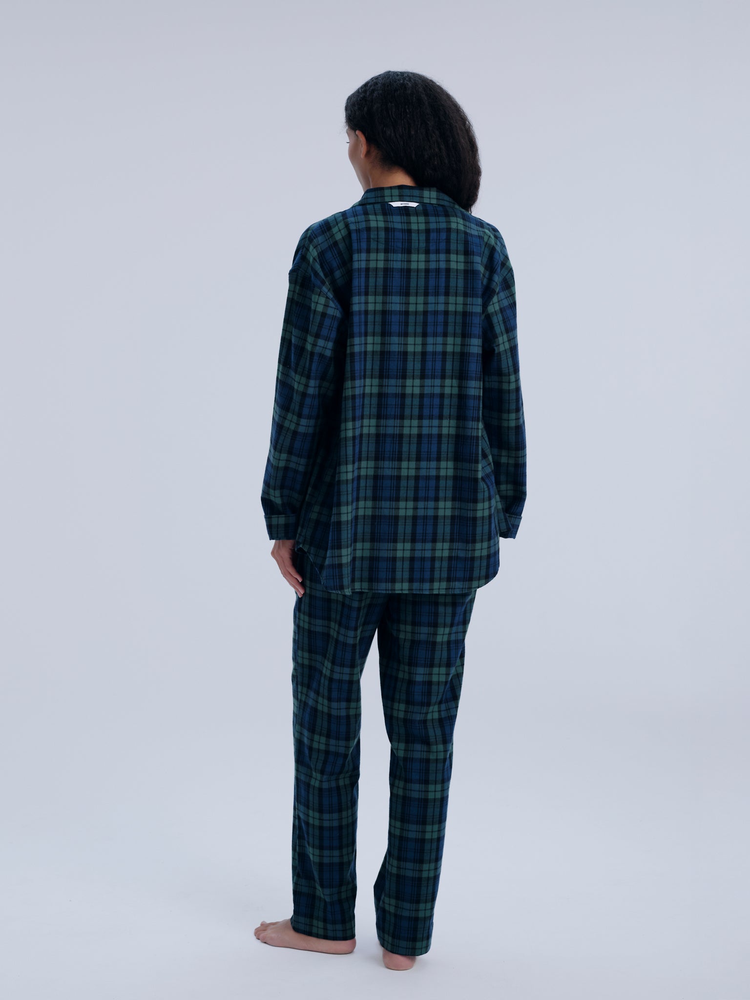 Pyjamaset (Hemd + Hose) - pine lake check