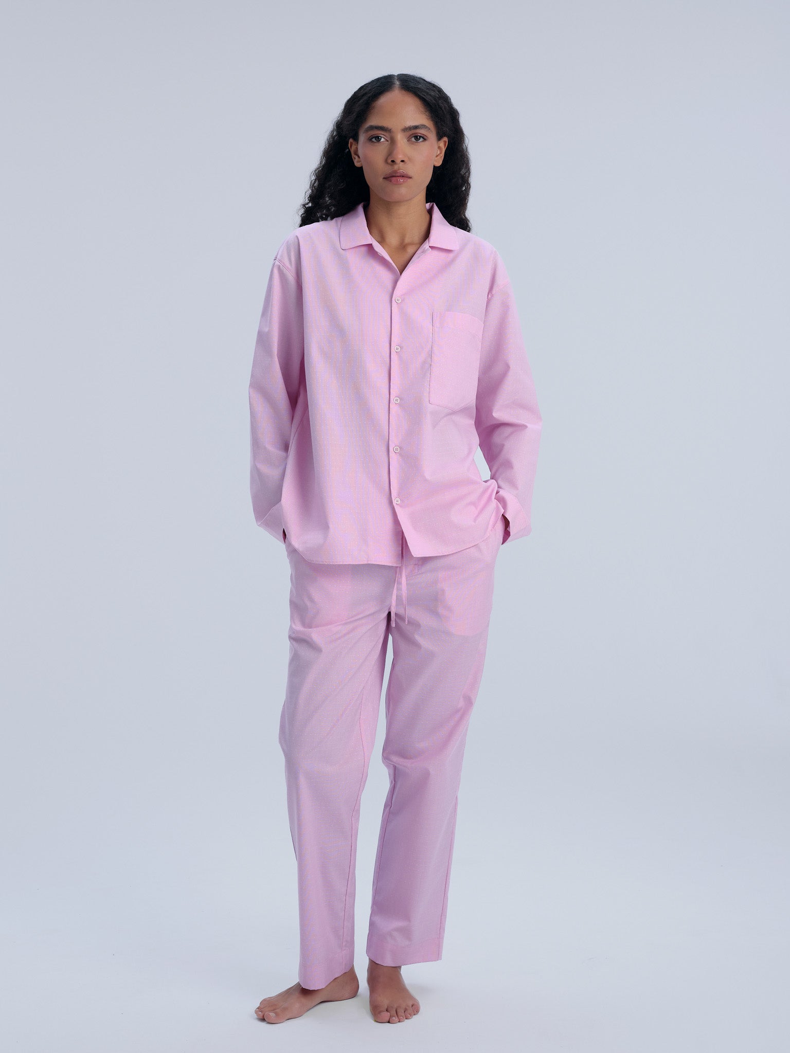 Pyjamaset (Hemd + Hose) - strawberry blush