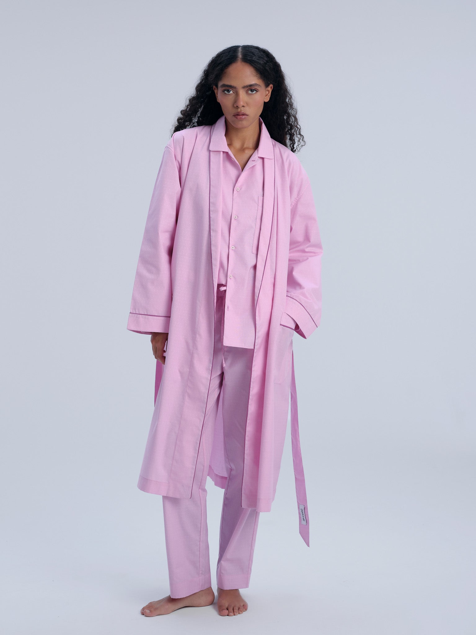 Morgenmantel - strawberry blush
