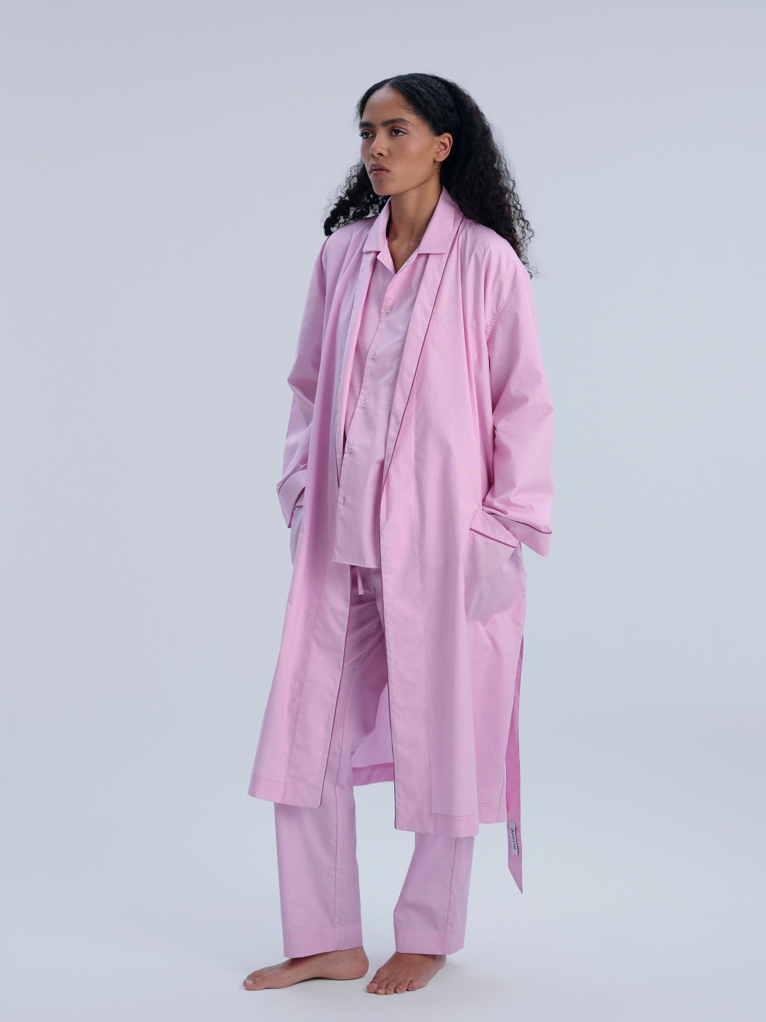 Morgenmantel - strawberry blush