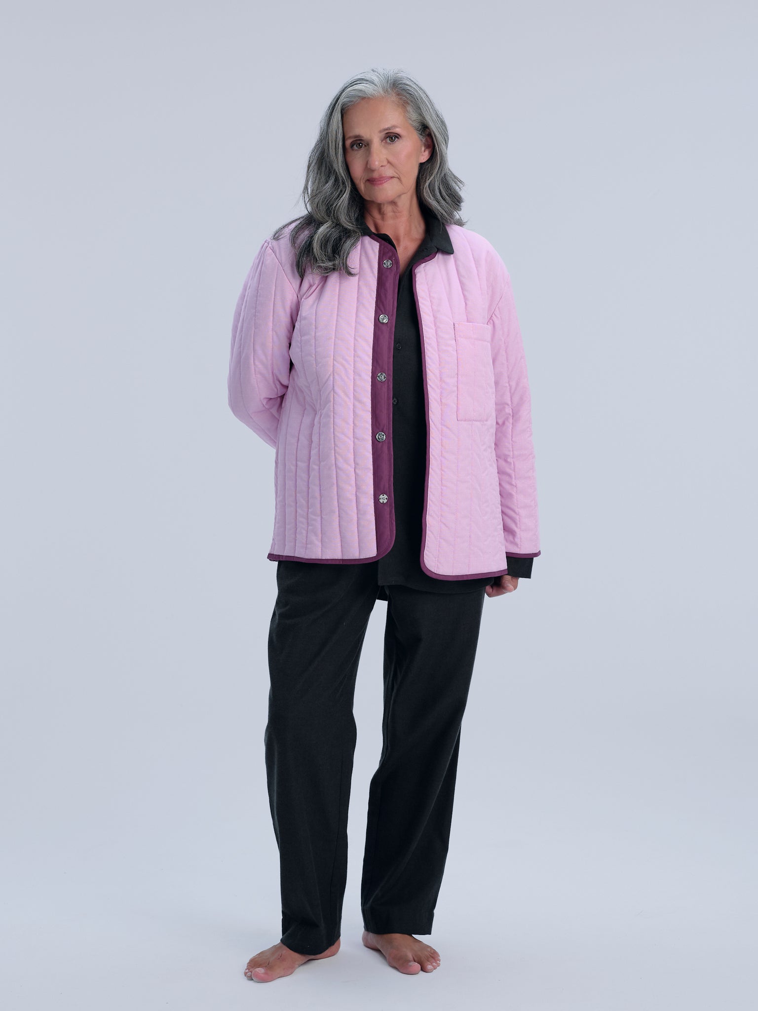 Padded Jacke - strawberry blush