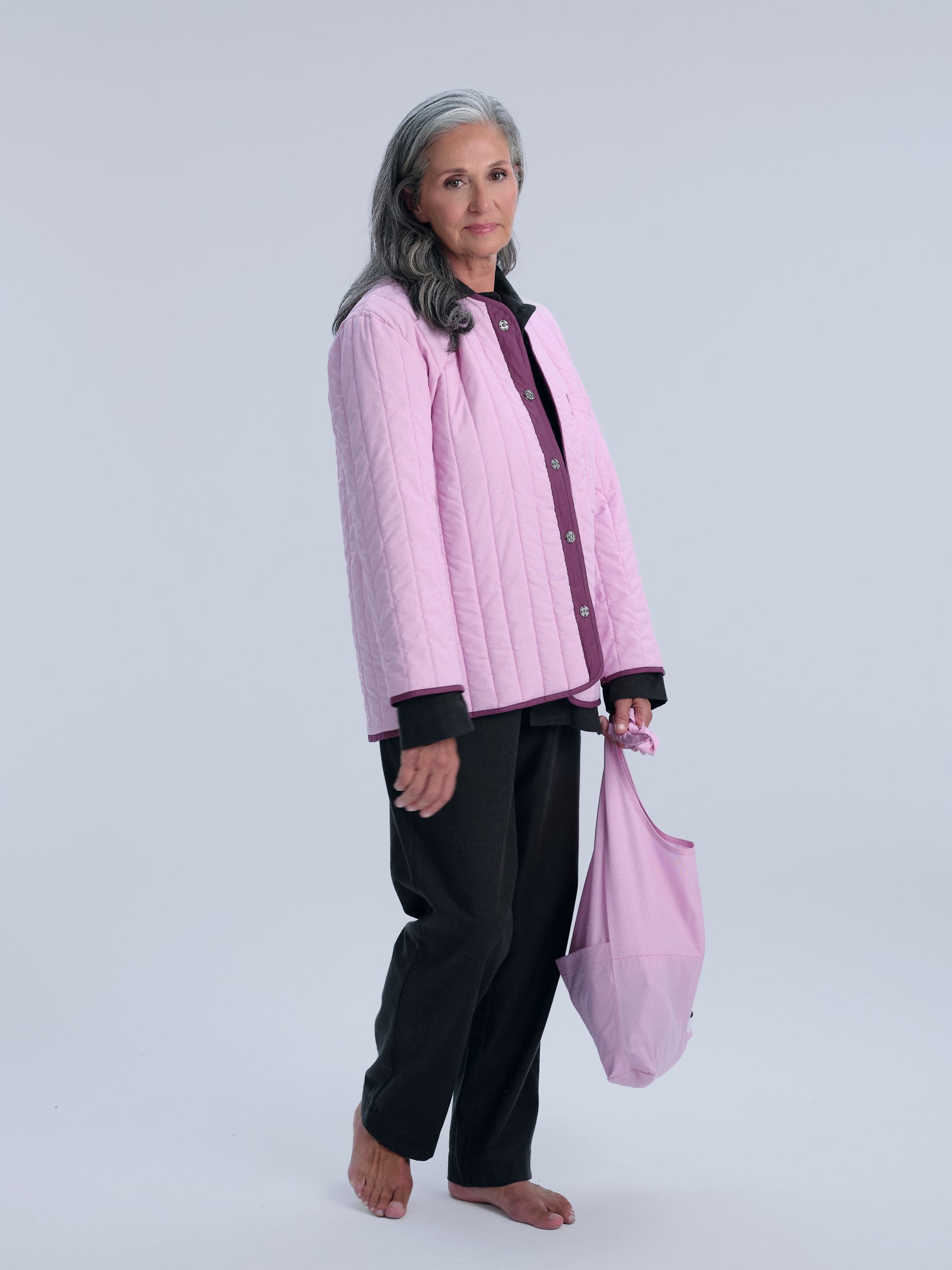 Padded Jacke - strawberry blush