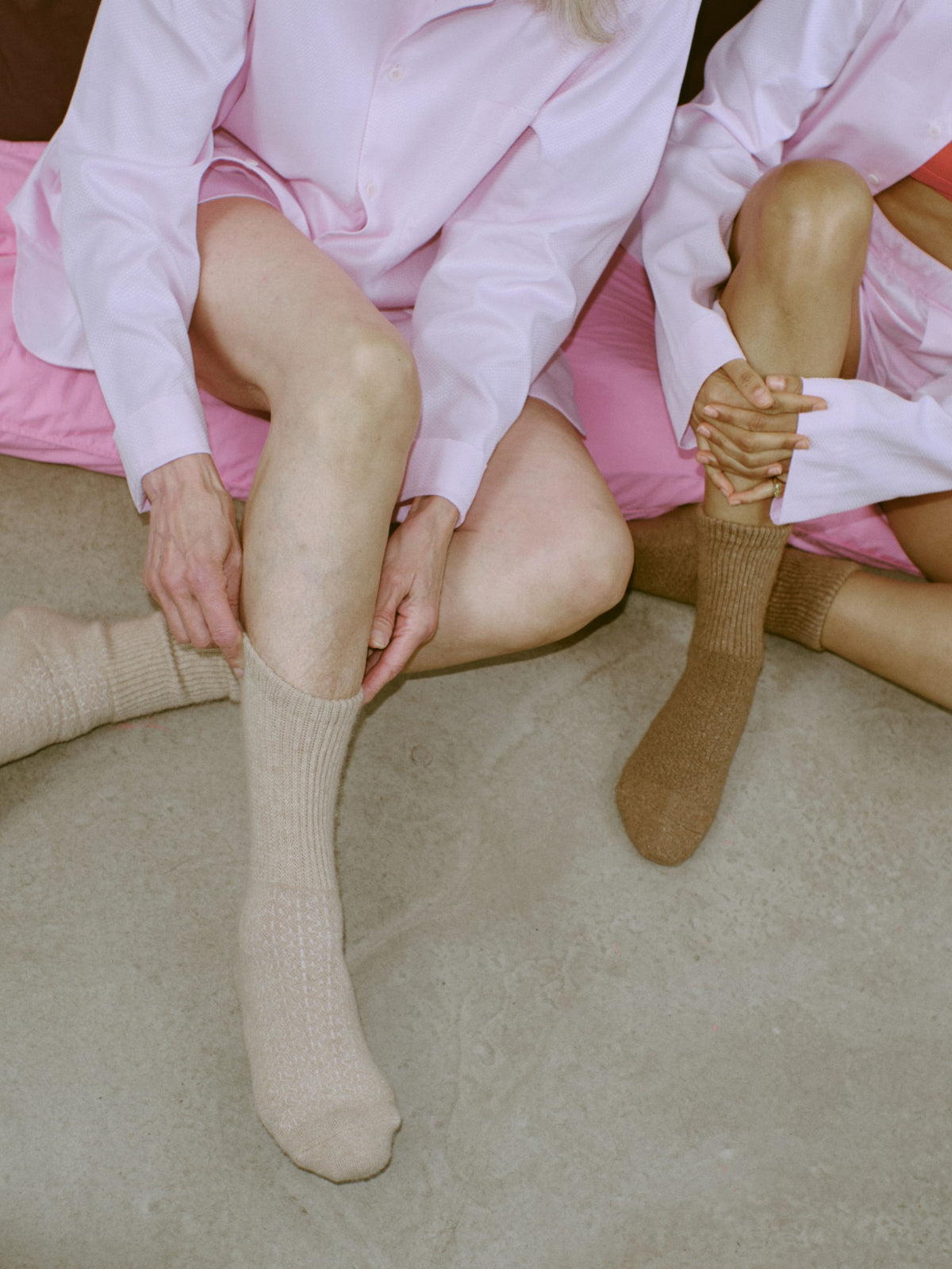 Wollsocken - brown