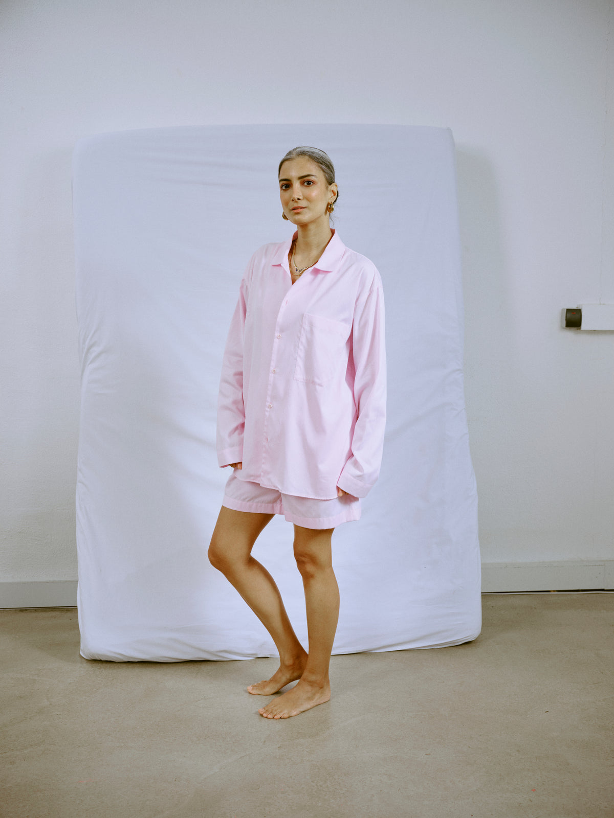 Pyjama Shirt - tiny rose hearts