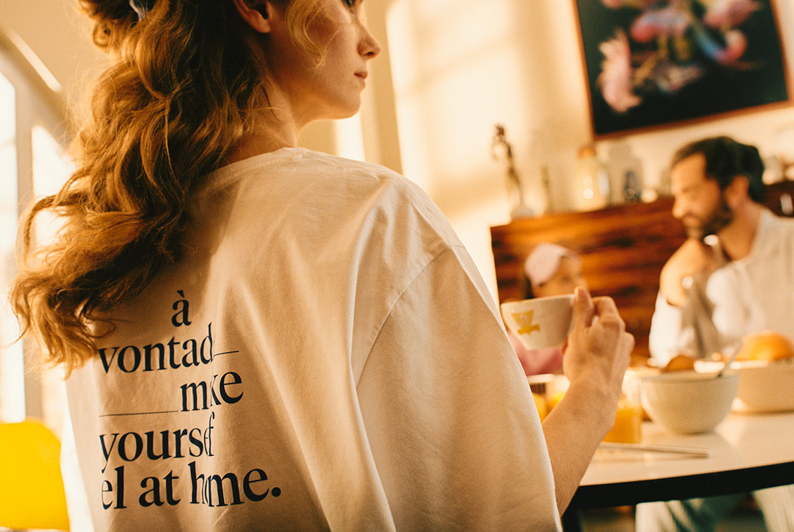 T-Shirt Avonteé Home - white
