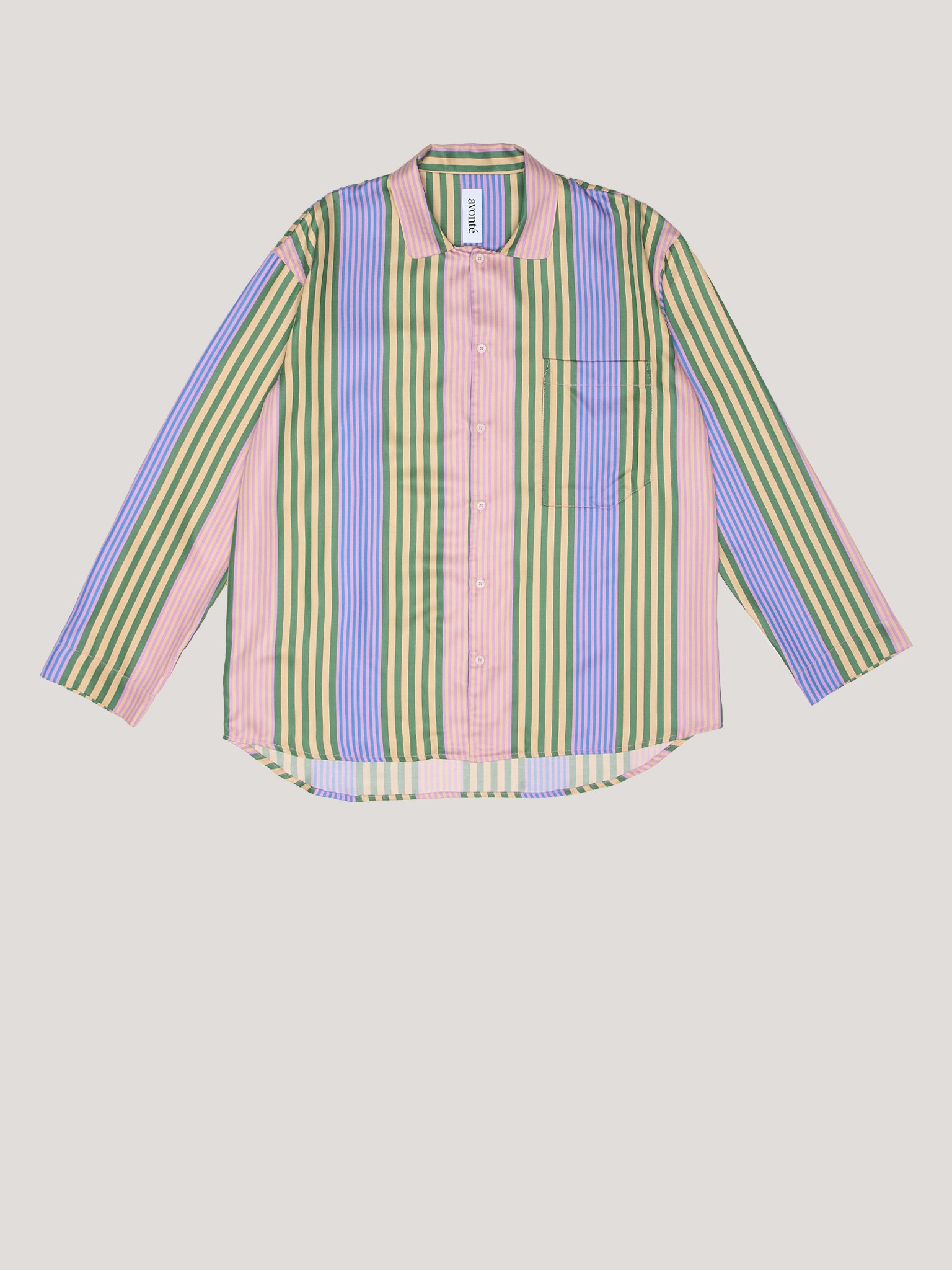 (Im)perfect Pyjama Shirt - funky stripe - L 