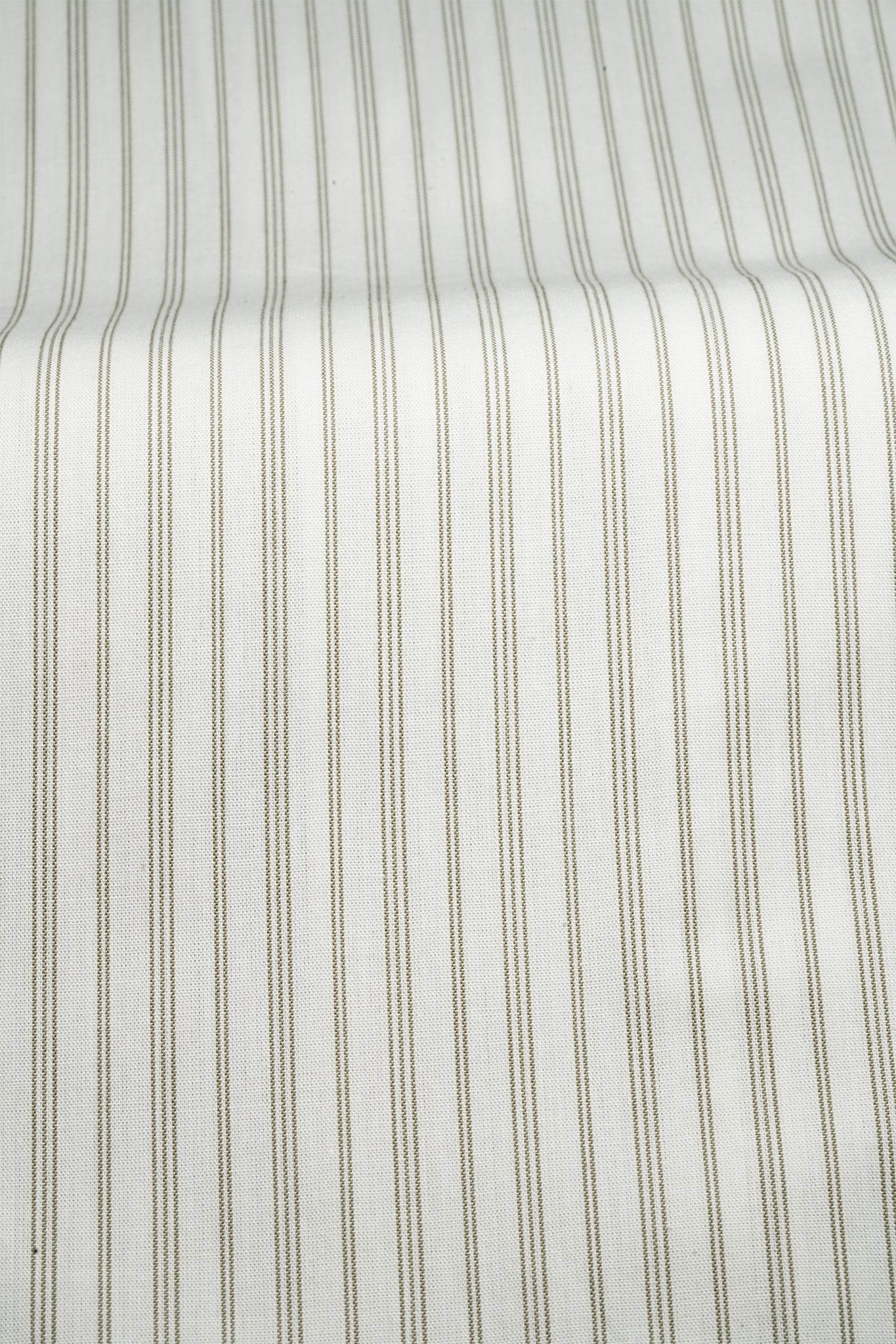 Pyjamahose - olive cream pinstripe
