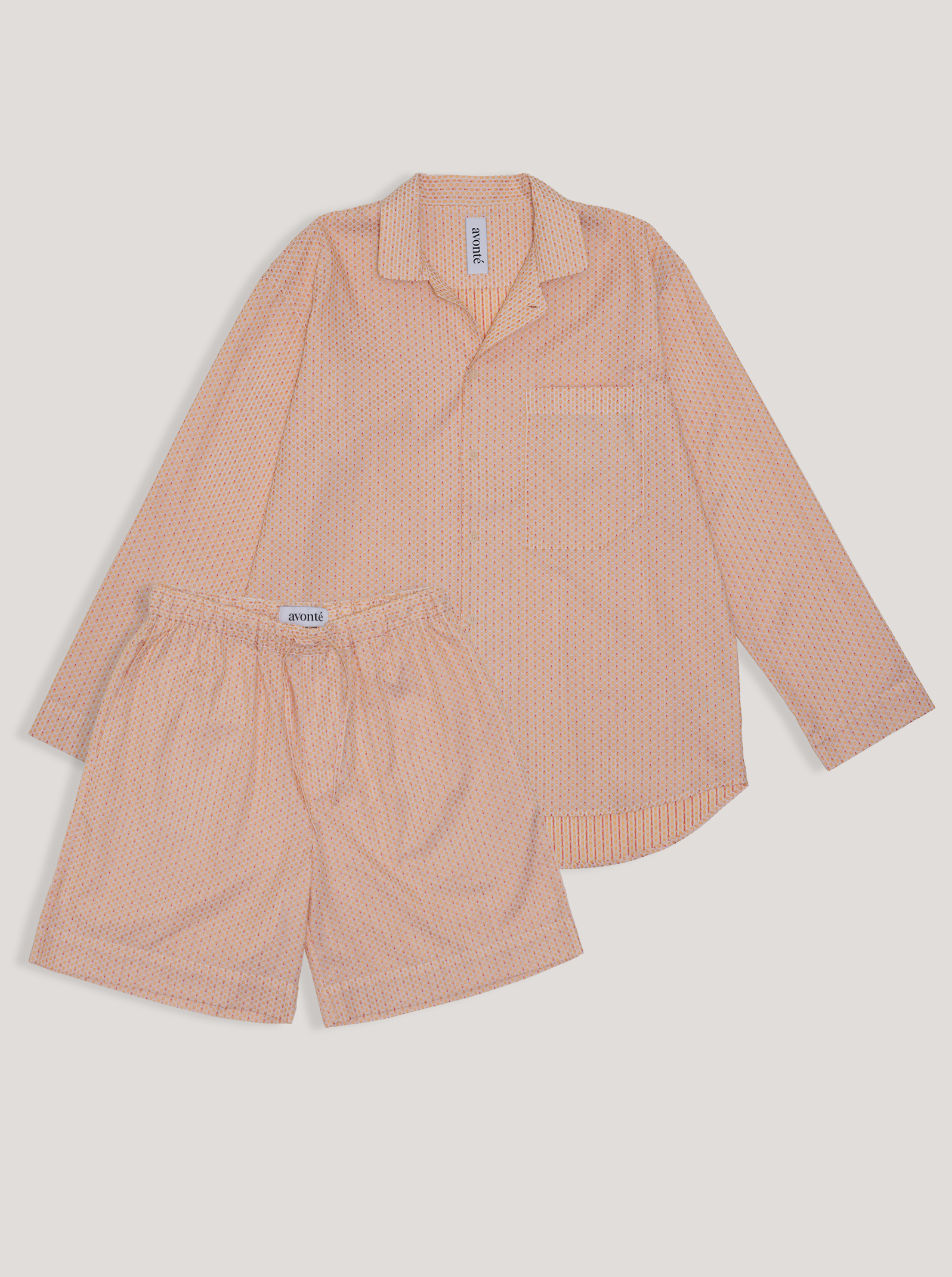 Pyjama Set (Shirt+ Shorts) - summer smiles