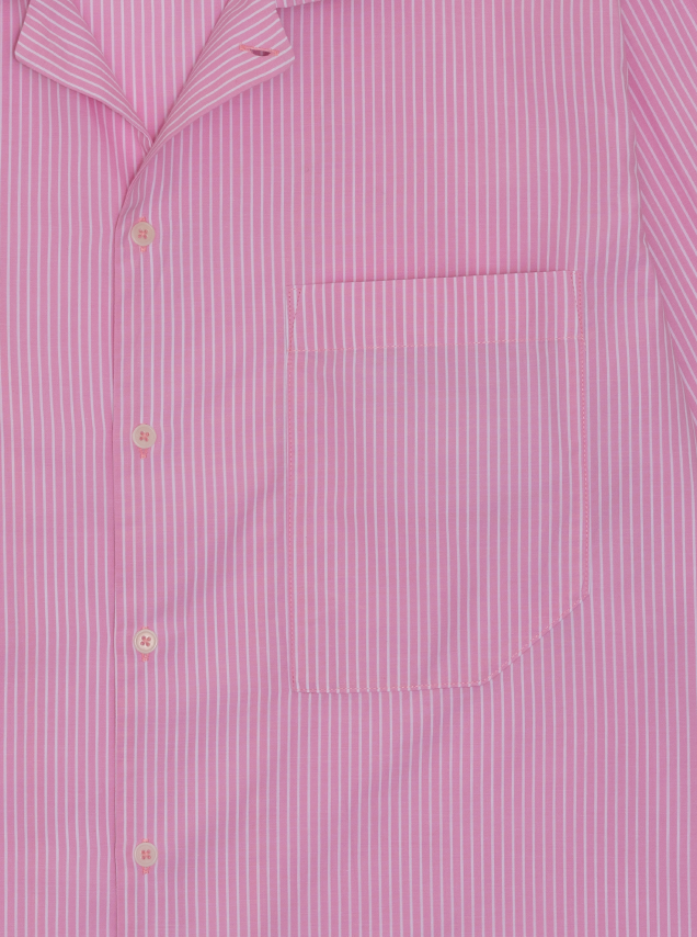 Pyjama Shirt - pretty pink stripe