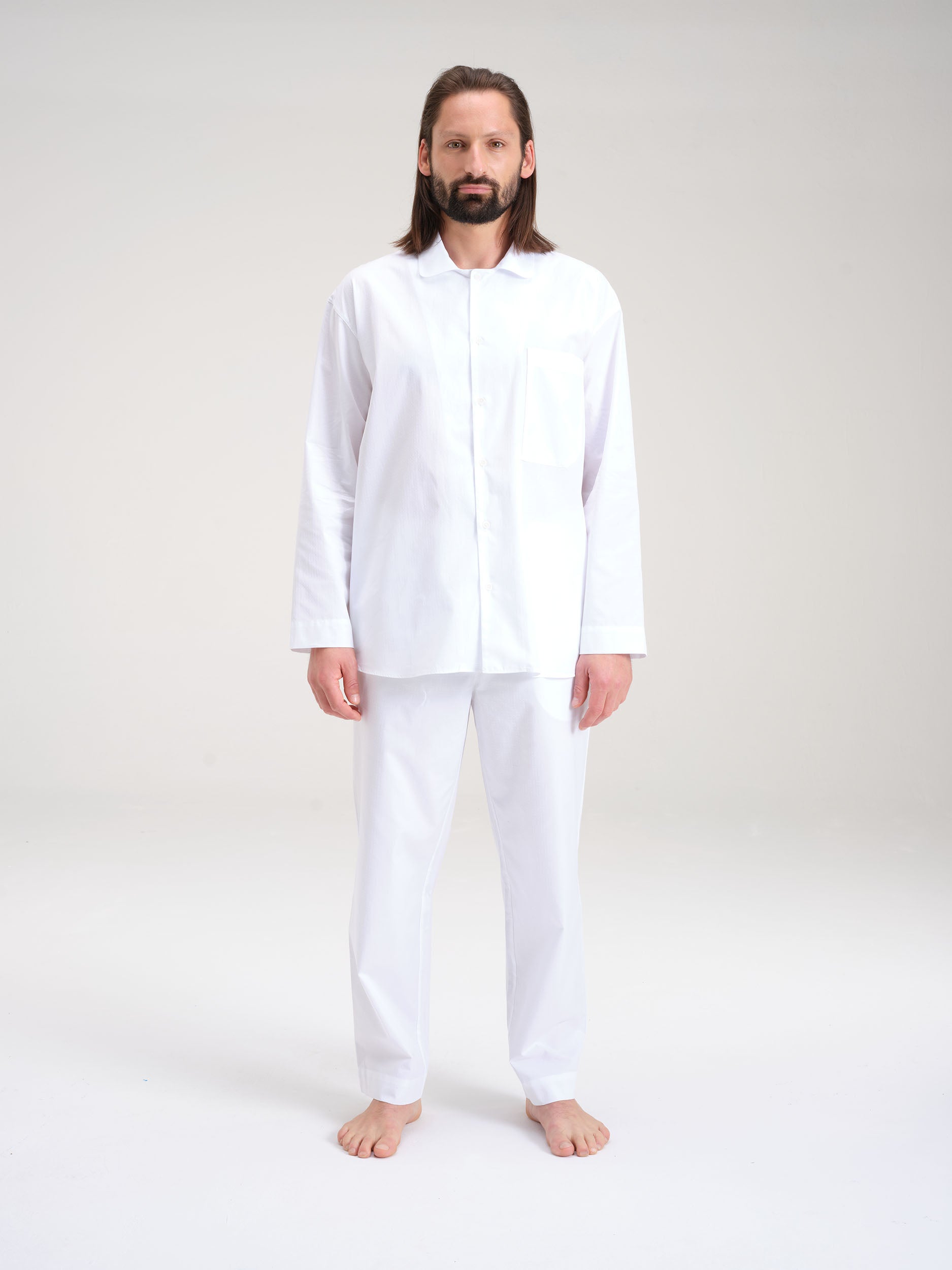 Pyjama Shirt - worthy white