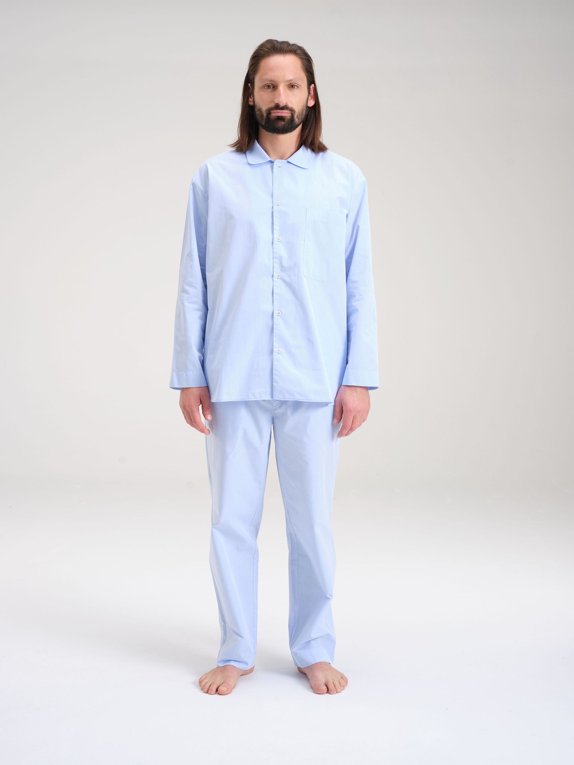 Pyjama Shirt - breeze blue