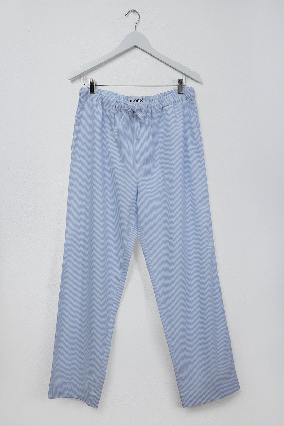sustainable pyjama pants in brave blue stripe
